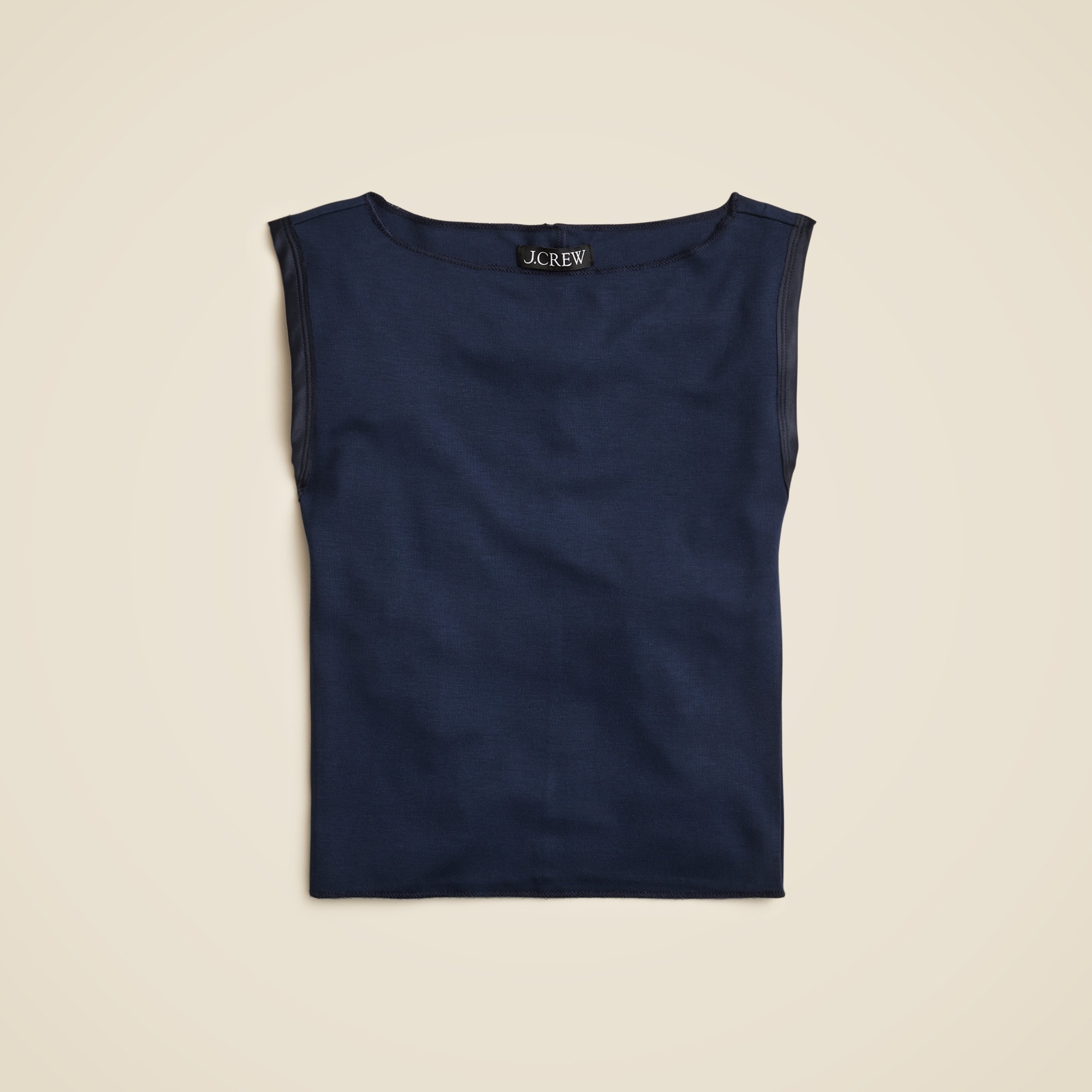 womens Refined rib shell tank