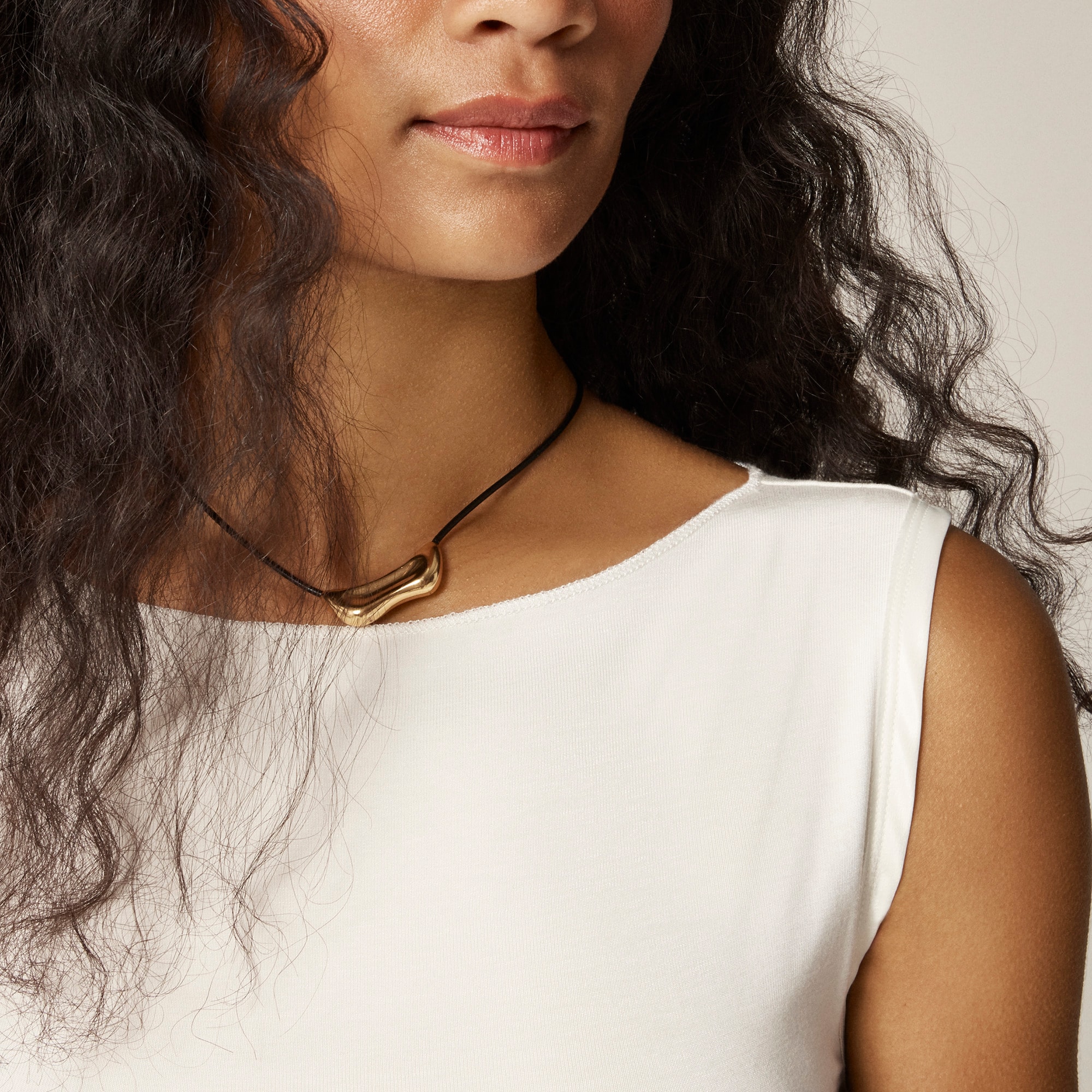 Refined rib shell tank top