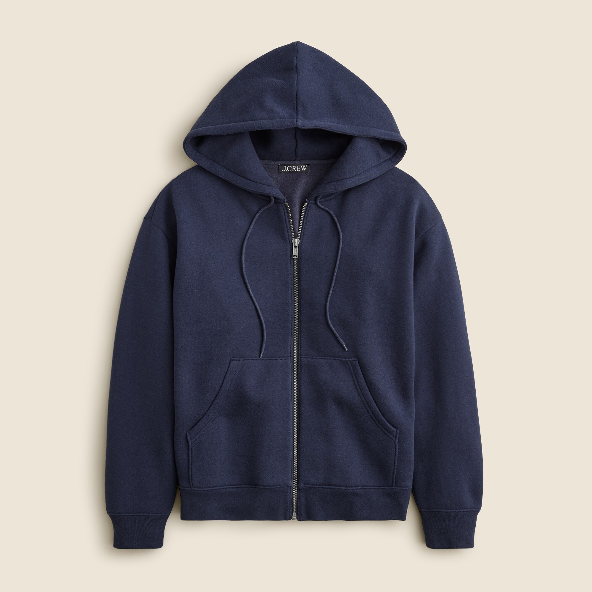 J.Crew Heritage Fleece Zip up Hoodie For Women