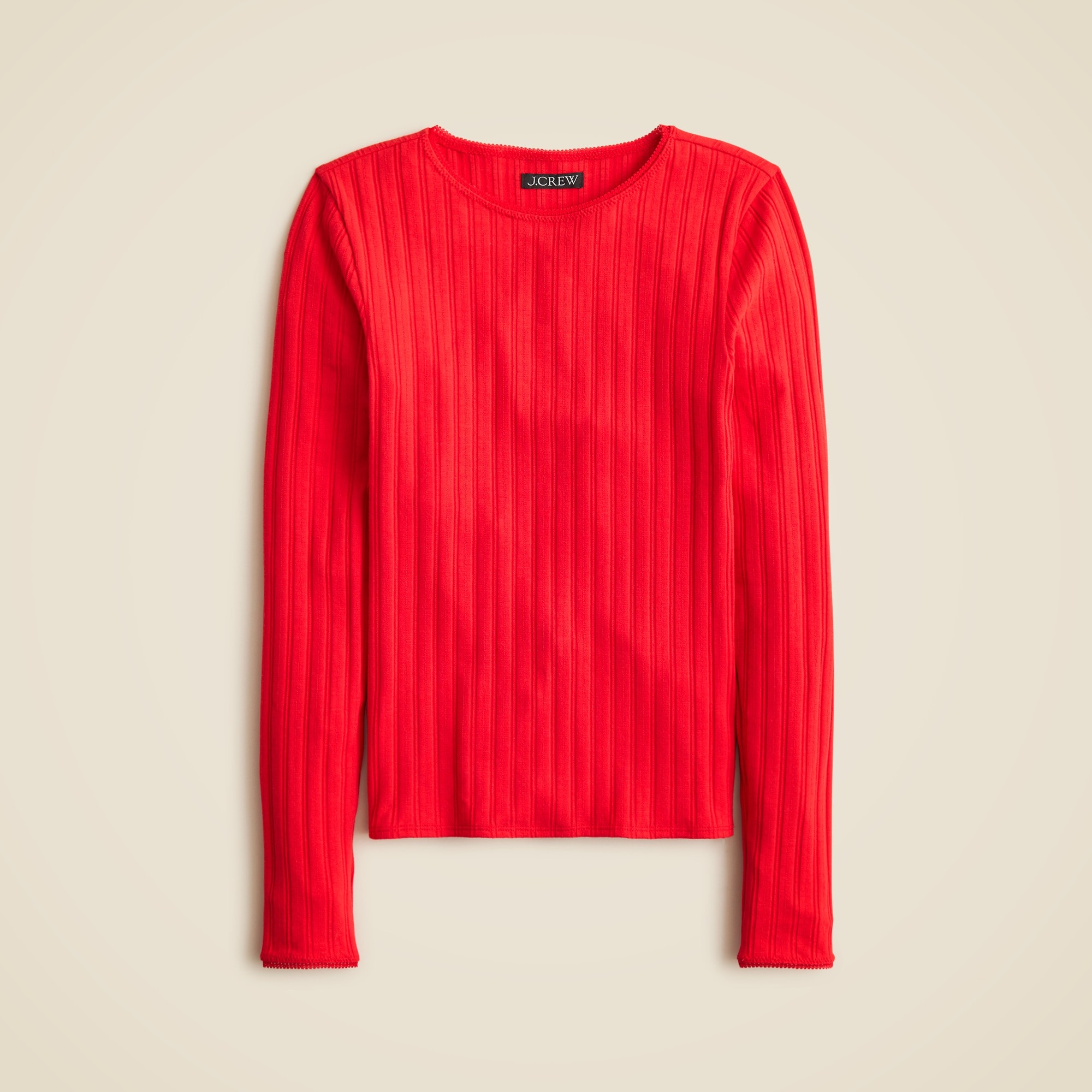 Pointelle long-sleeve T-shirt from J.Crew - $34.99
