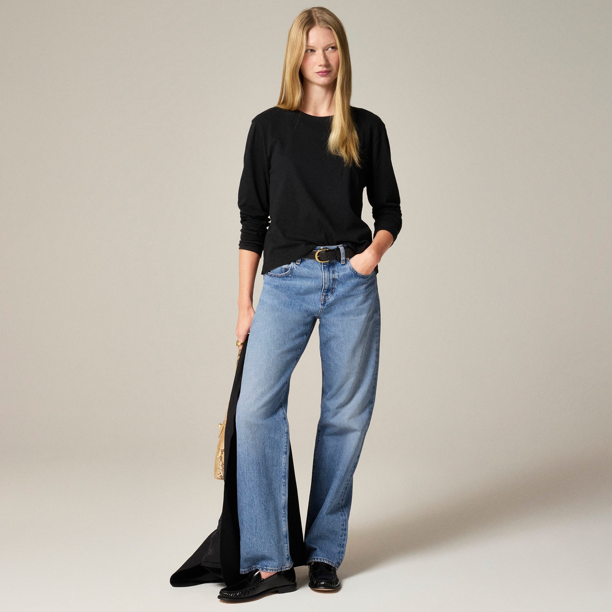  Vintage jersey long-sleeve T-shirt