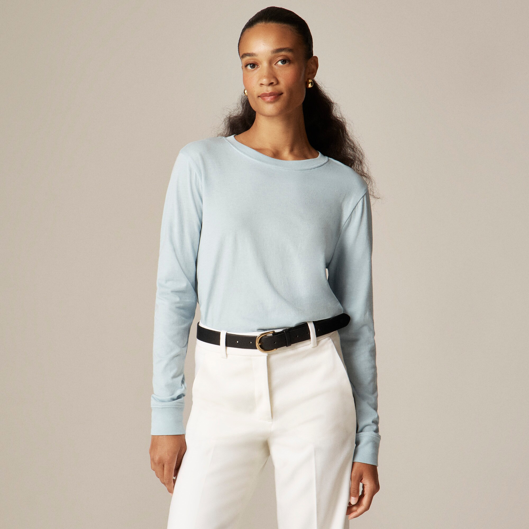 Vintage jersey long-sleeve T-shirt - image 3