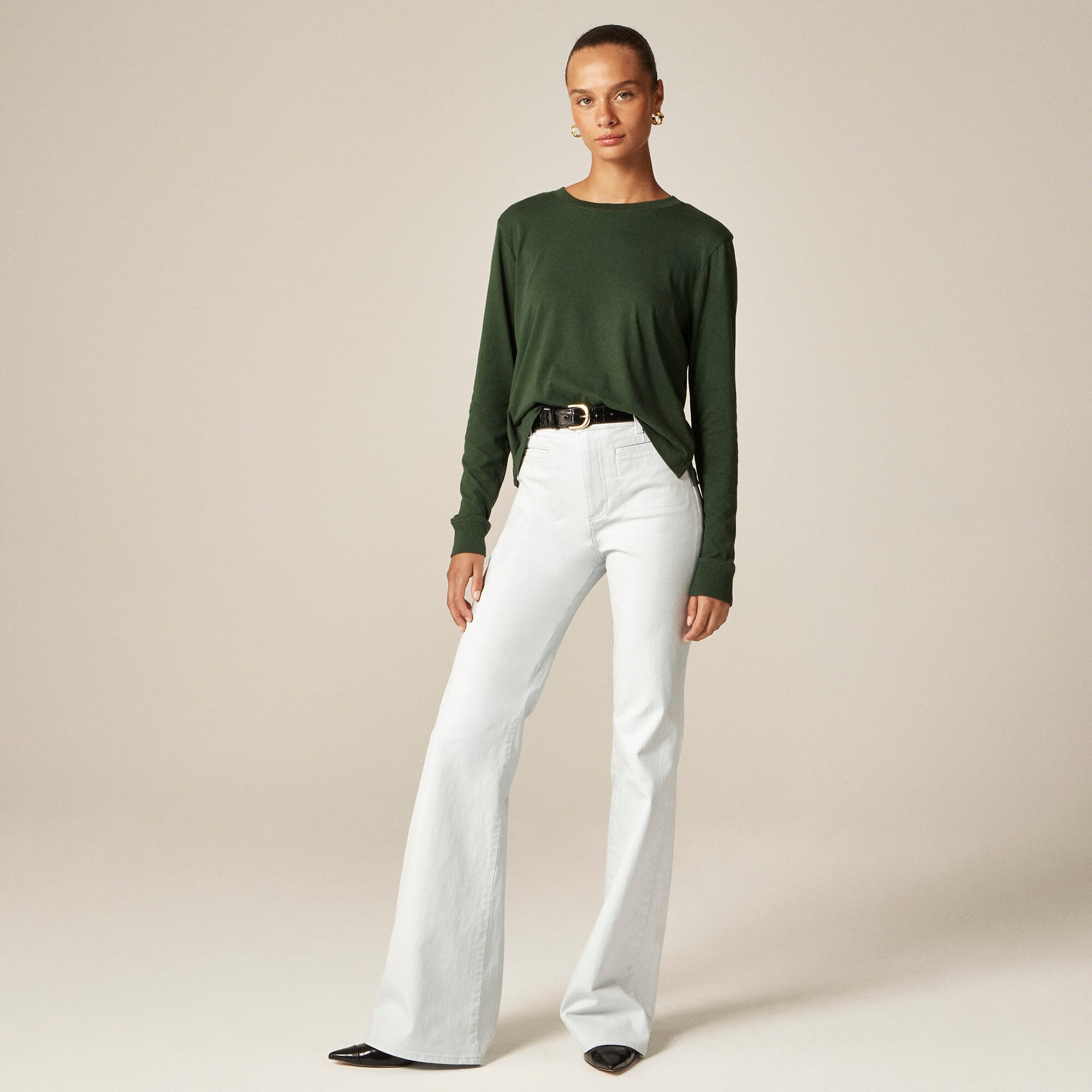 Vintage Jersey Long-sleeve T-shirt For Women | J.Crew
