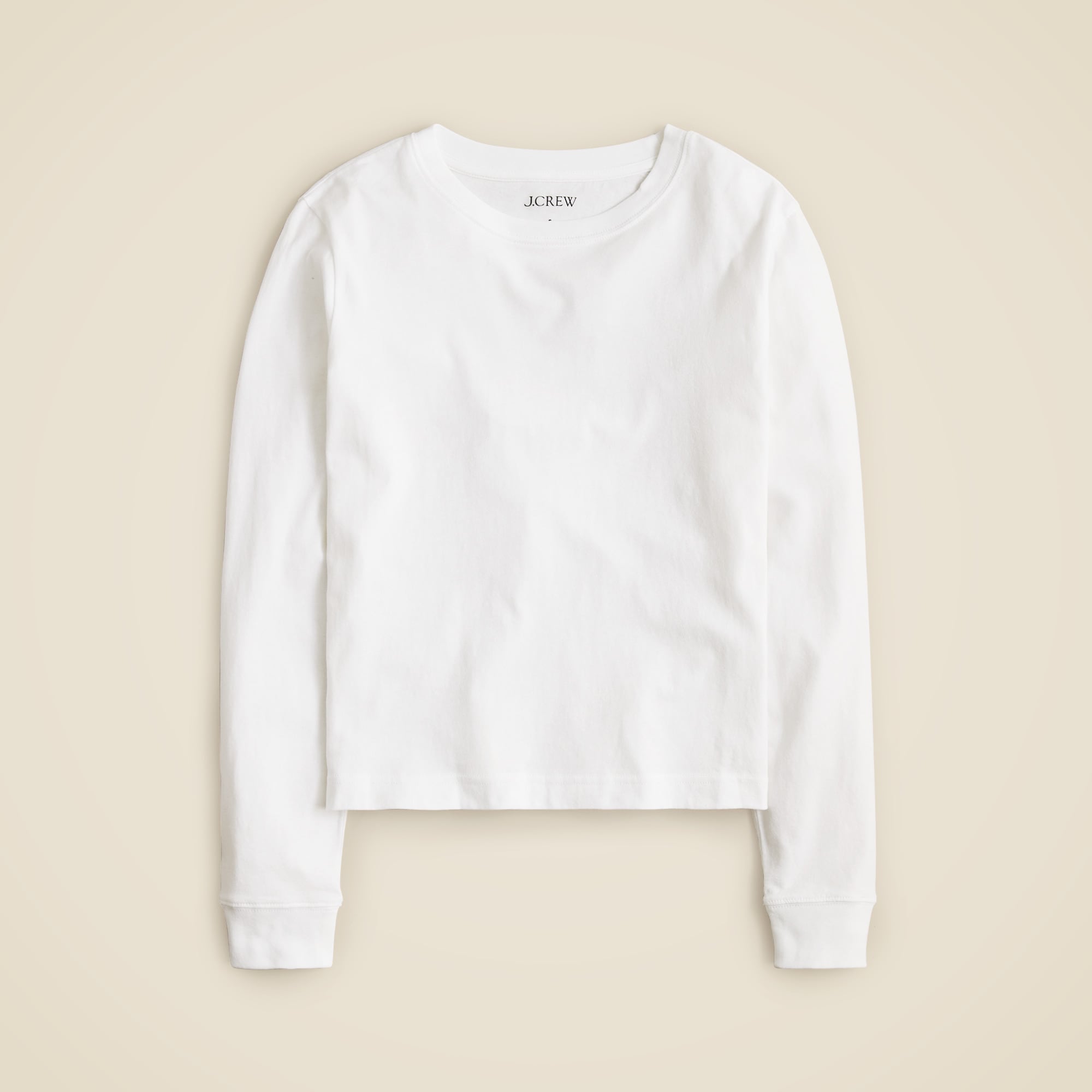 J.Crew: Vintage Jersey Long-sleeve T-shirt For Women