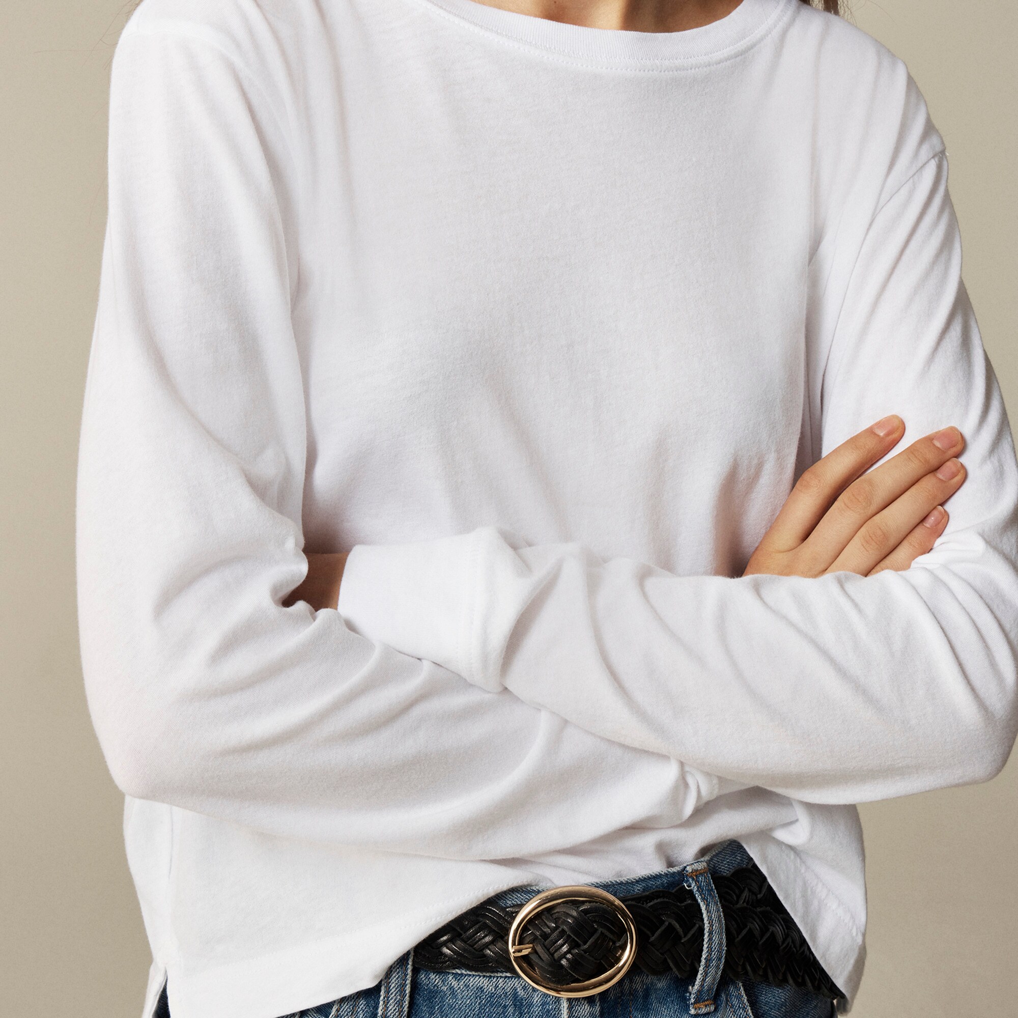 Vintage jersey long-sleeve T-shirt