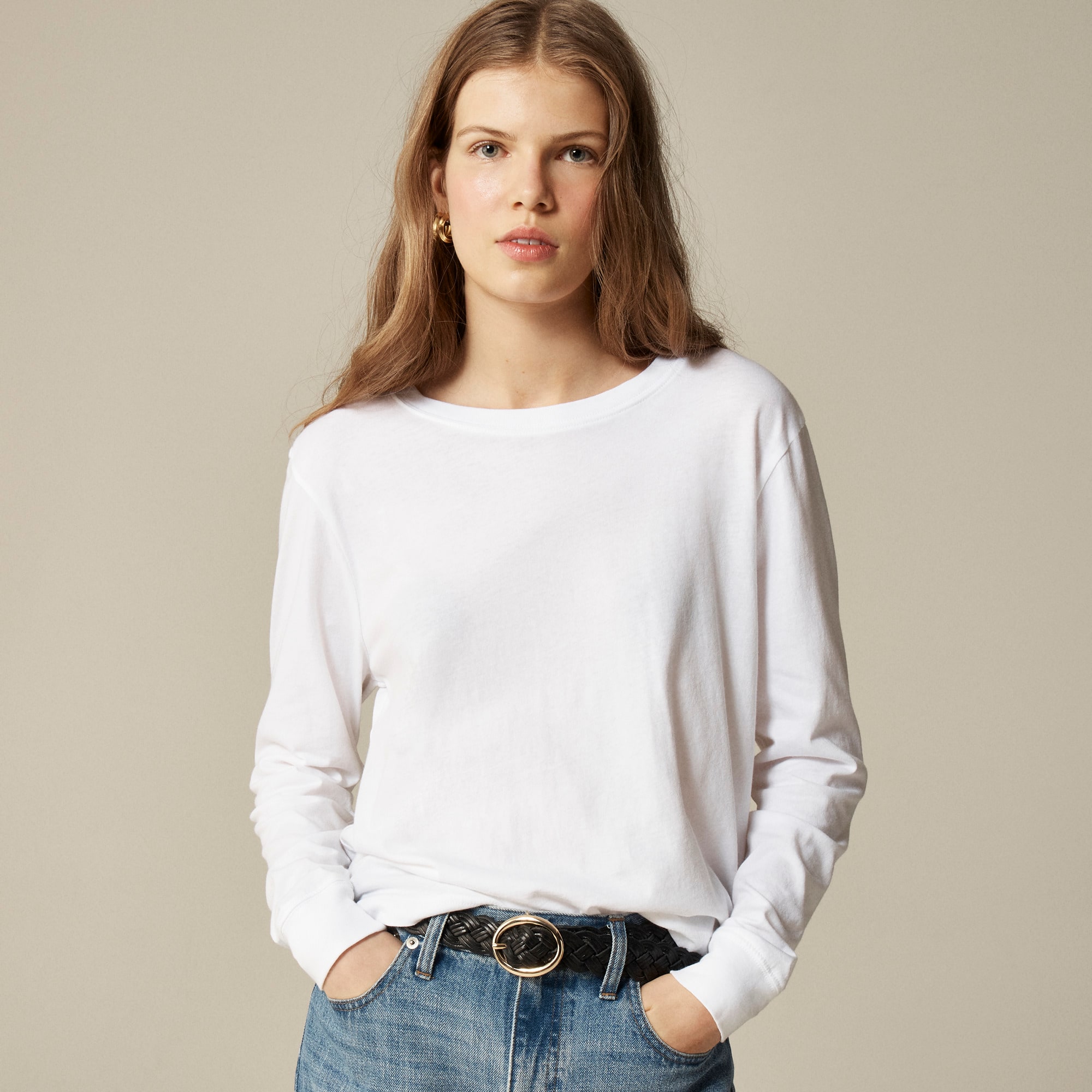  Vintage jersey long-sleeve T-shirt