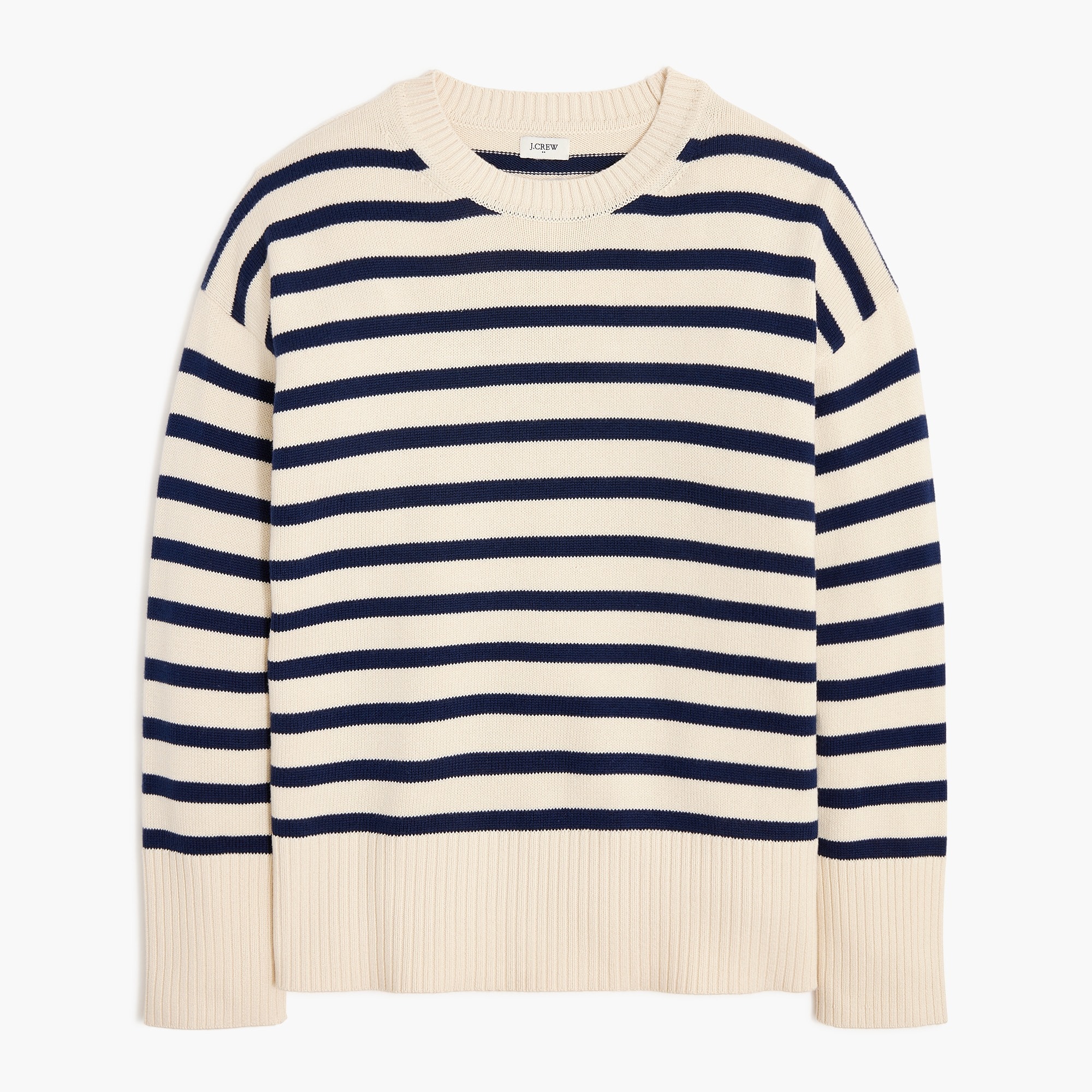 Striped pullover sweater