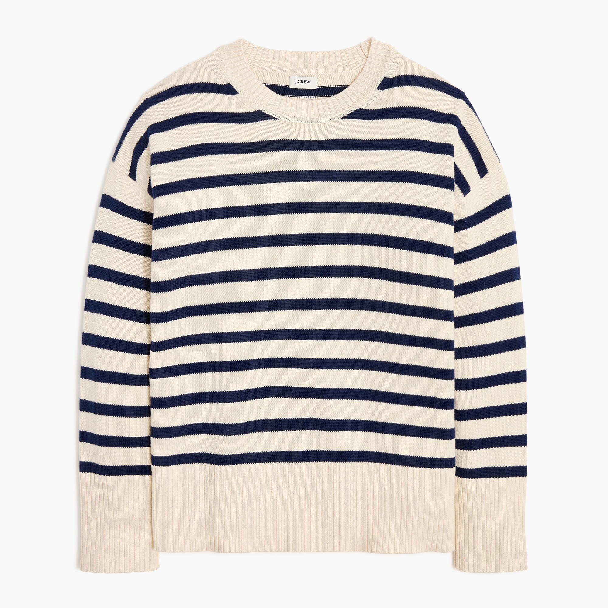 Striped pullover sweater