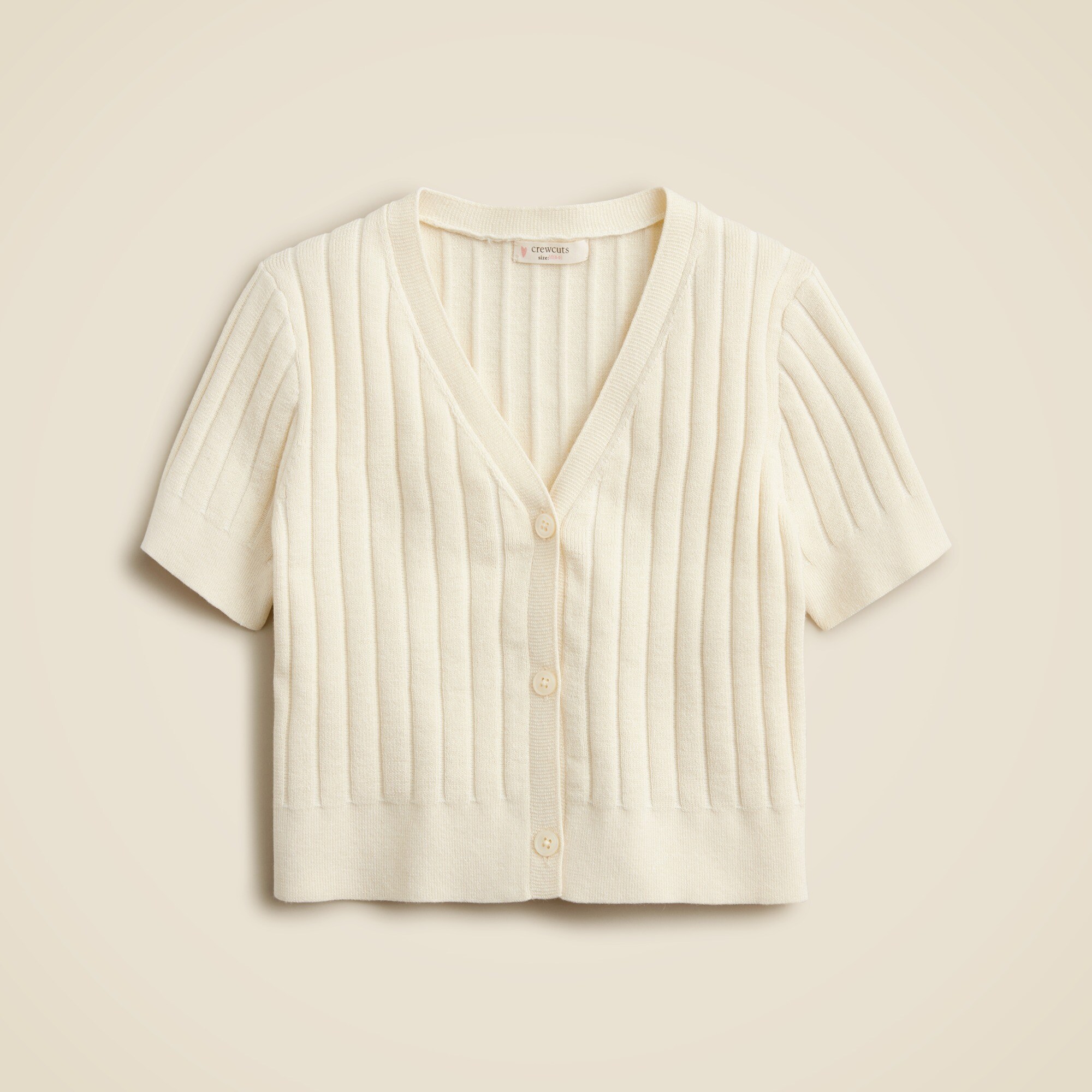 womens Maryam Nassir Zadeh X Crewcuts girls' cardigan top in cotton with metallic threads
