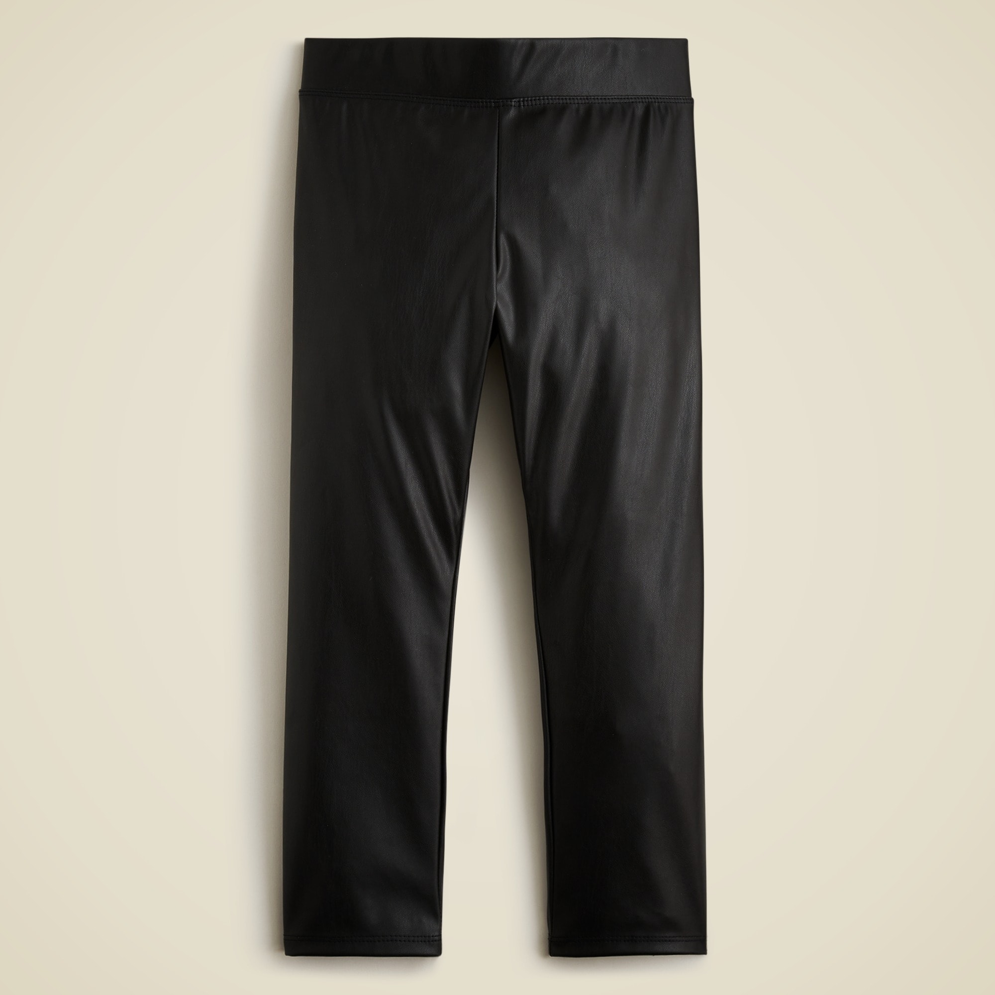 girls Girls' faux-leather leggings