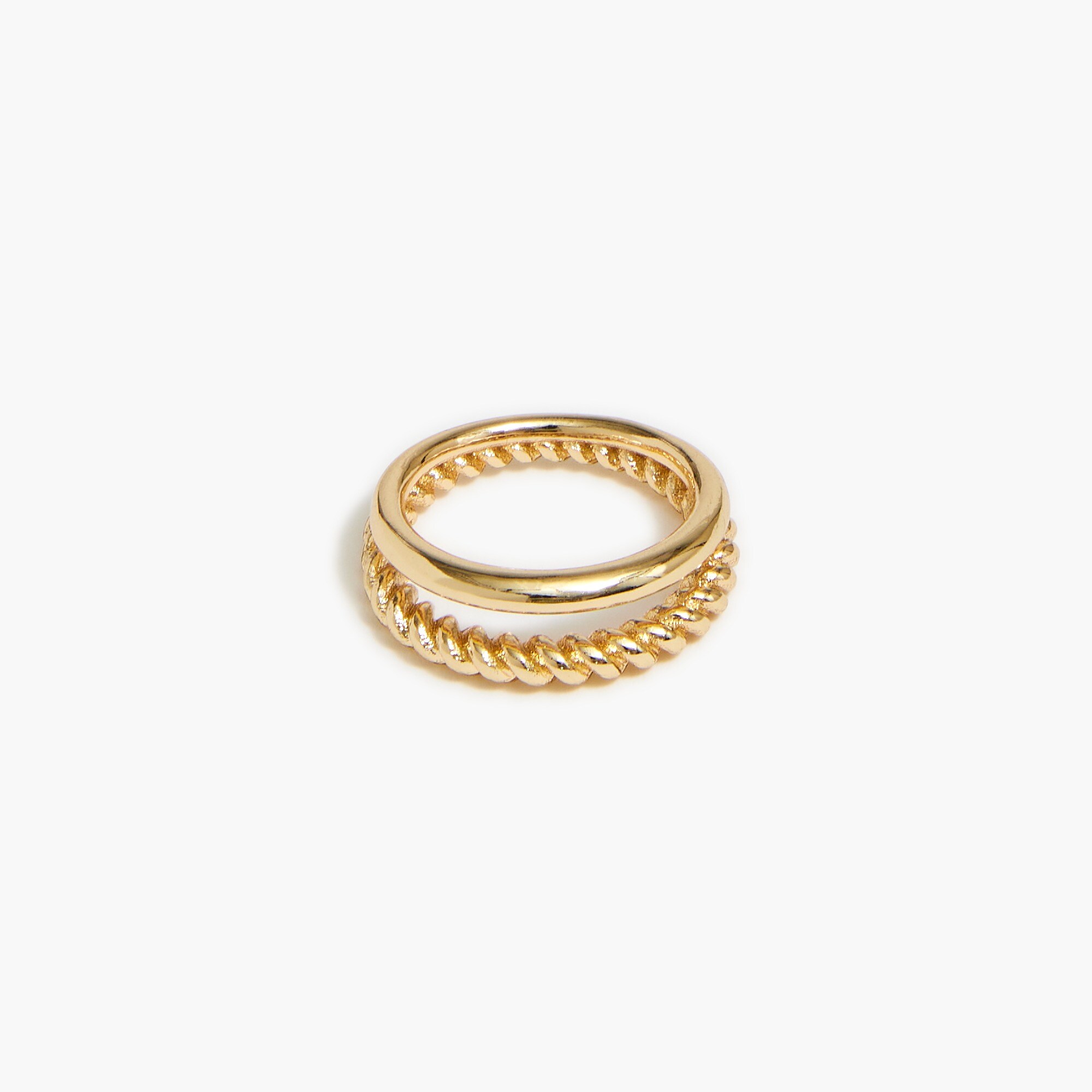 womens Gold rope ring