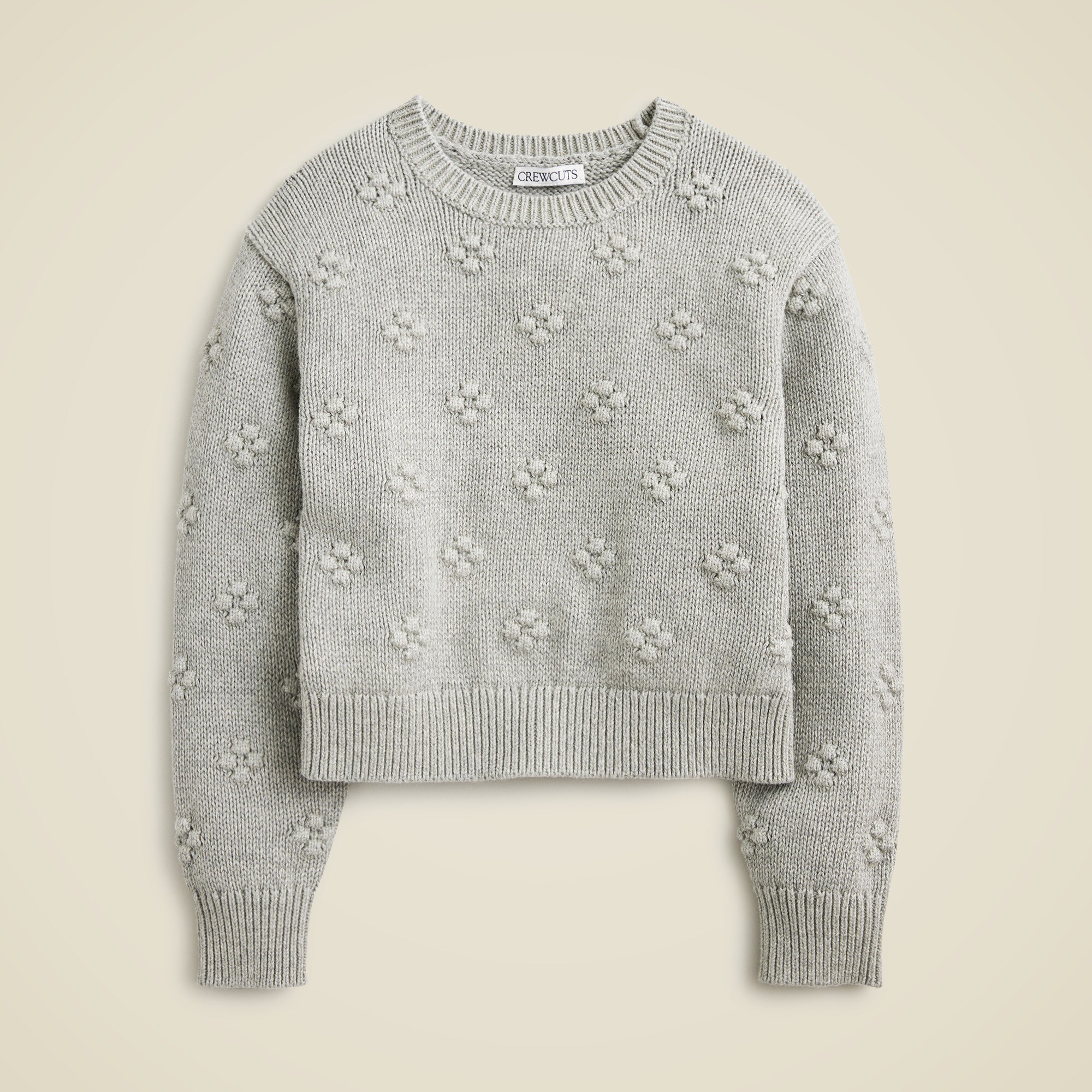 Girls' bobble sweater