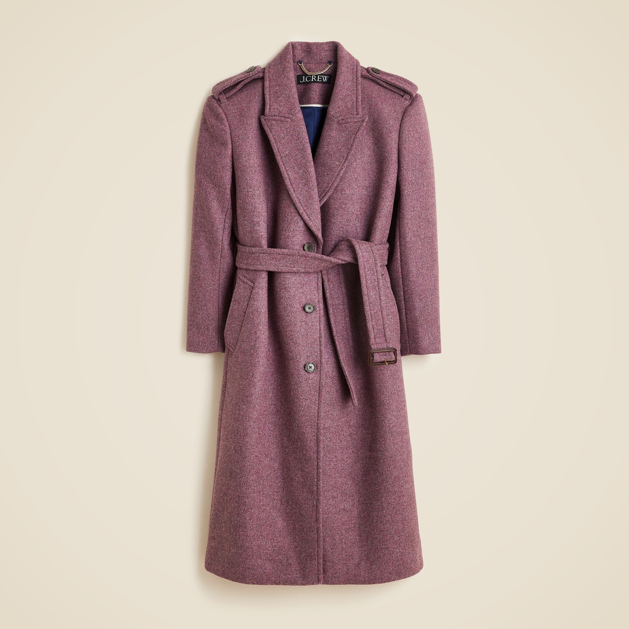 J crew wool trench coat discount