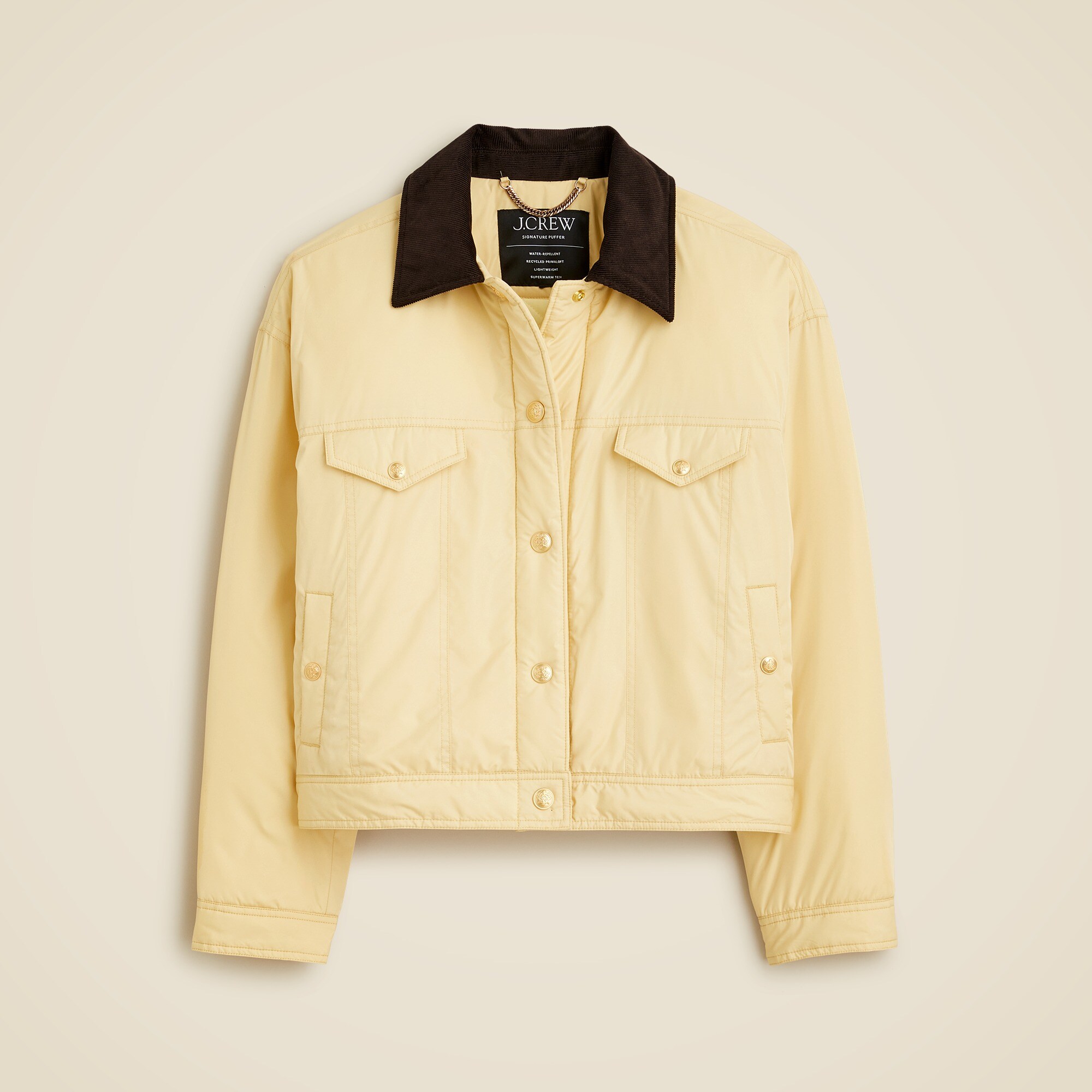 Puffer trucker jacket