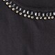 Relaxed crystal-embellished cropped T-shirt in heavy jersey BLACK j.crew: relaxed crystal-embellished cropped t-shirt in heavy jersey for women