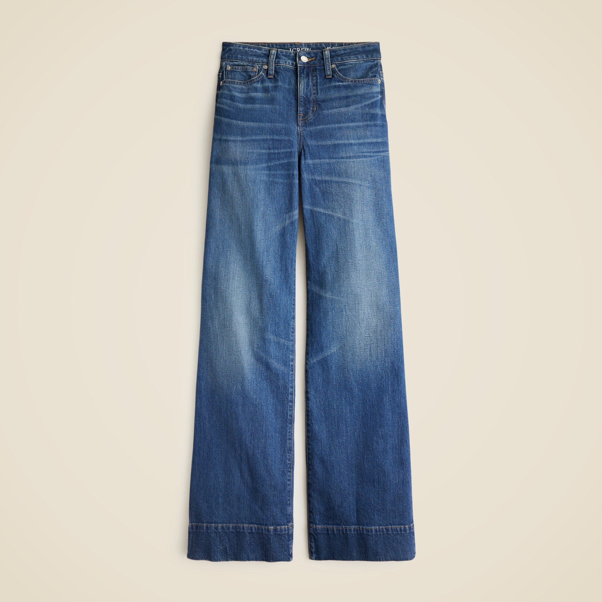 Curvy denim trouser in 1996 semi-stretch