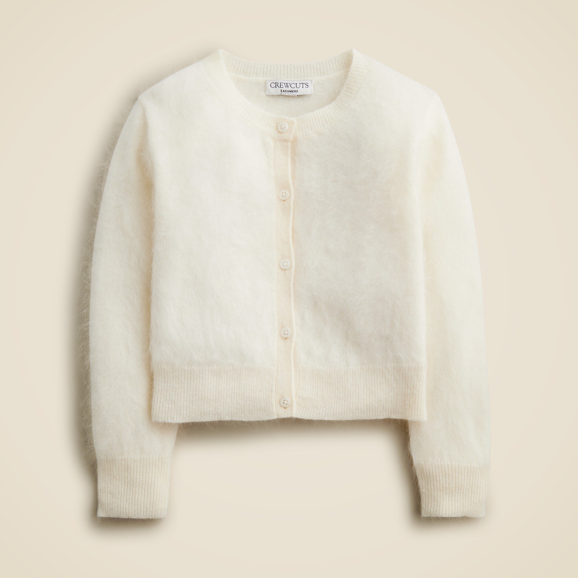 girls Girls' brushed cashmere cardigan