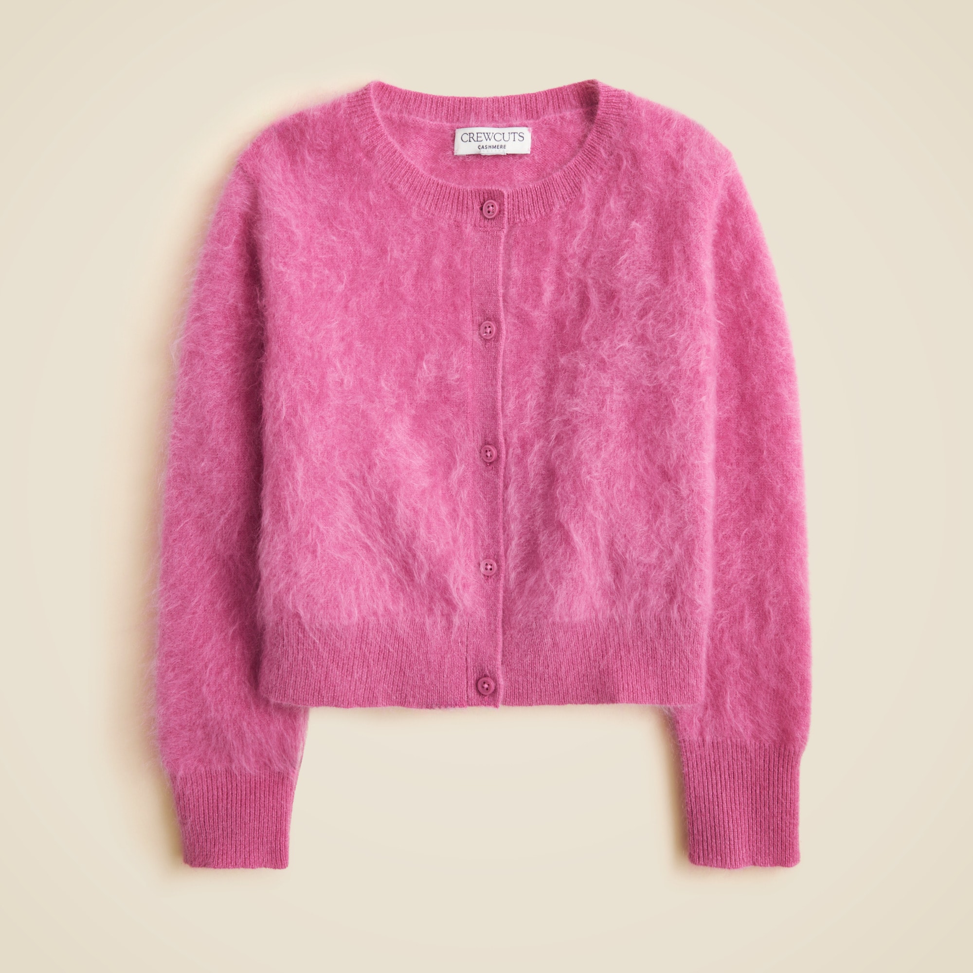 girls Girls' brushed cashmere cardigan