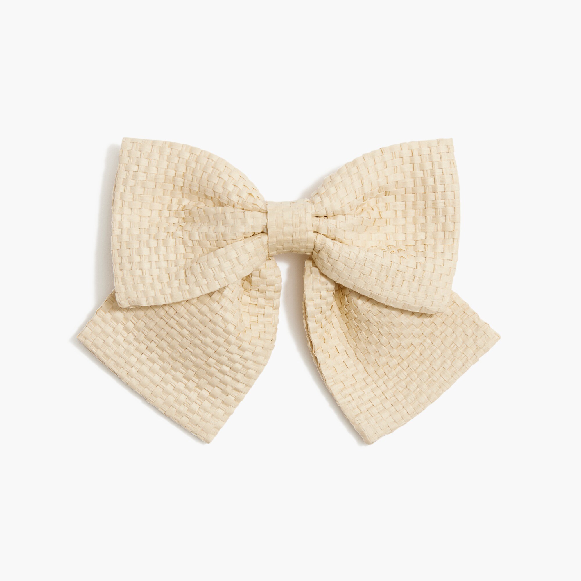 womens Woven bow barrette hair clip