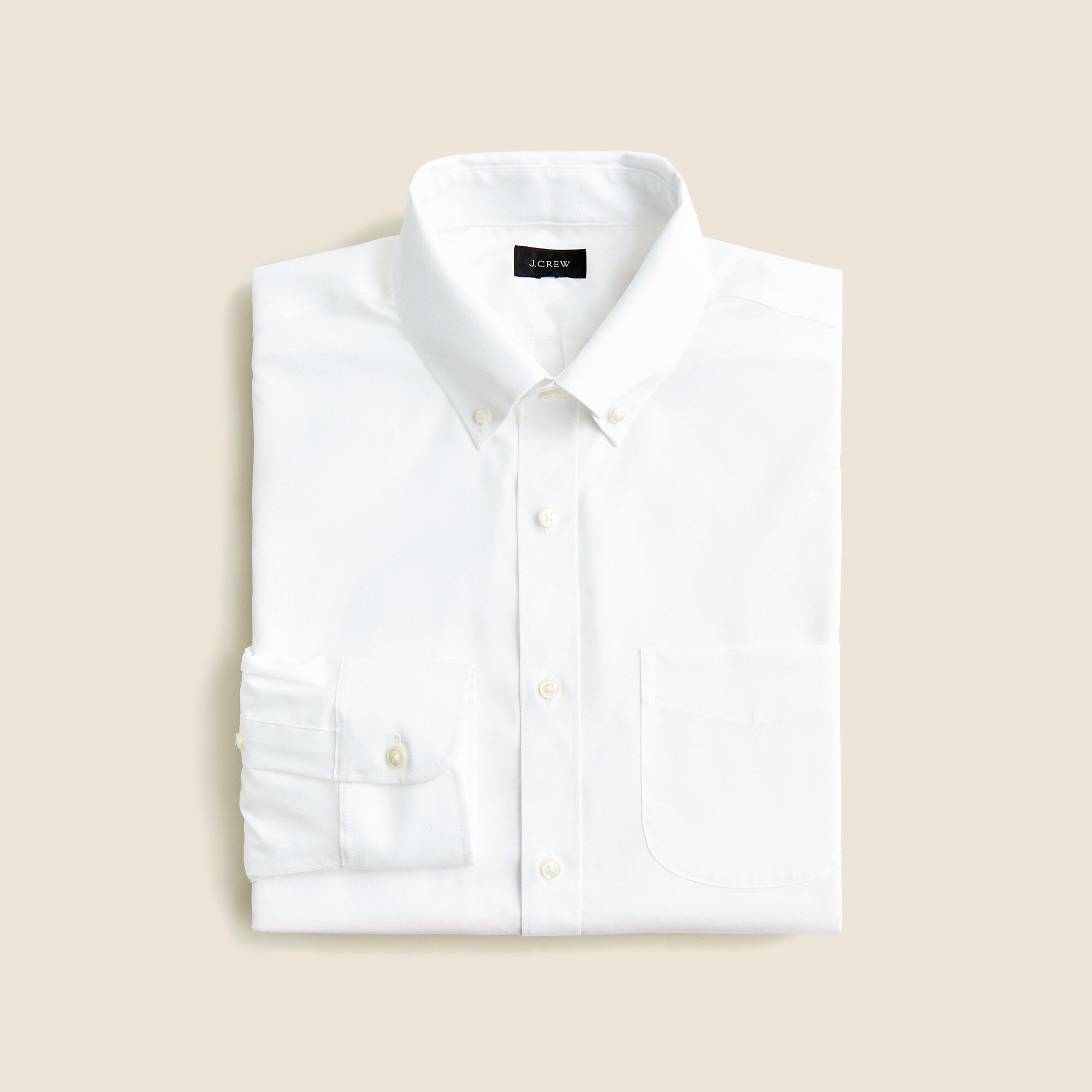 Bowery wrinkle-free dress shirt with button-down collar