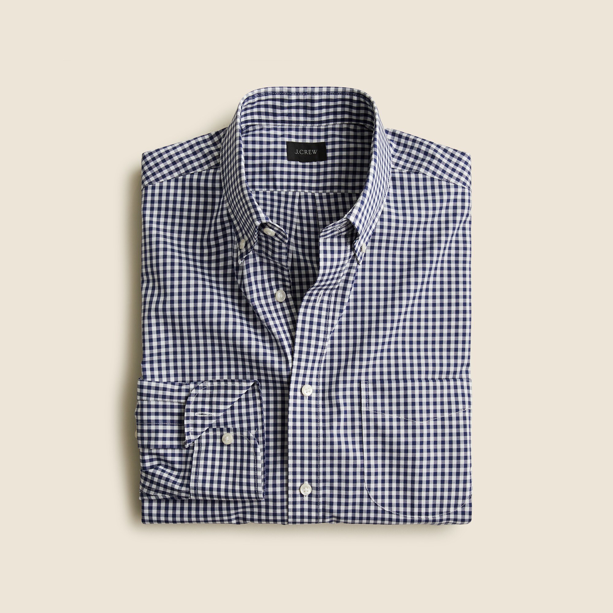  Tall Bowery wrinkle-free dress shirt with button-down collar