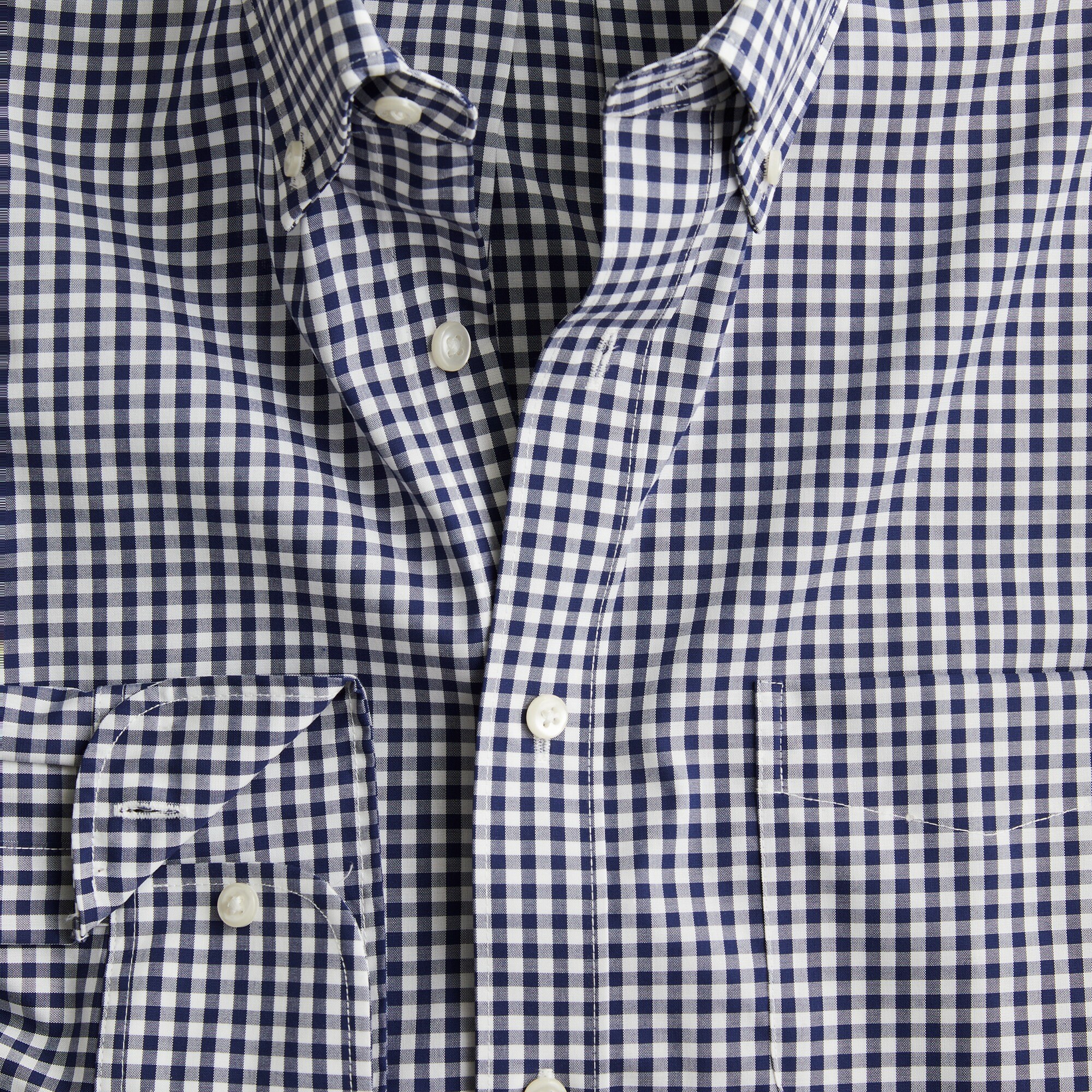 Bowery wrinkle-free dress shirt with button-down collar