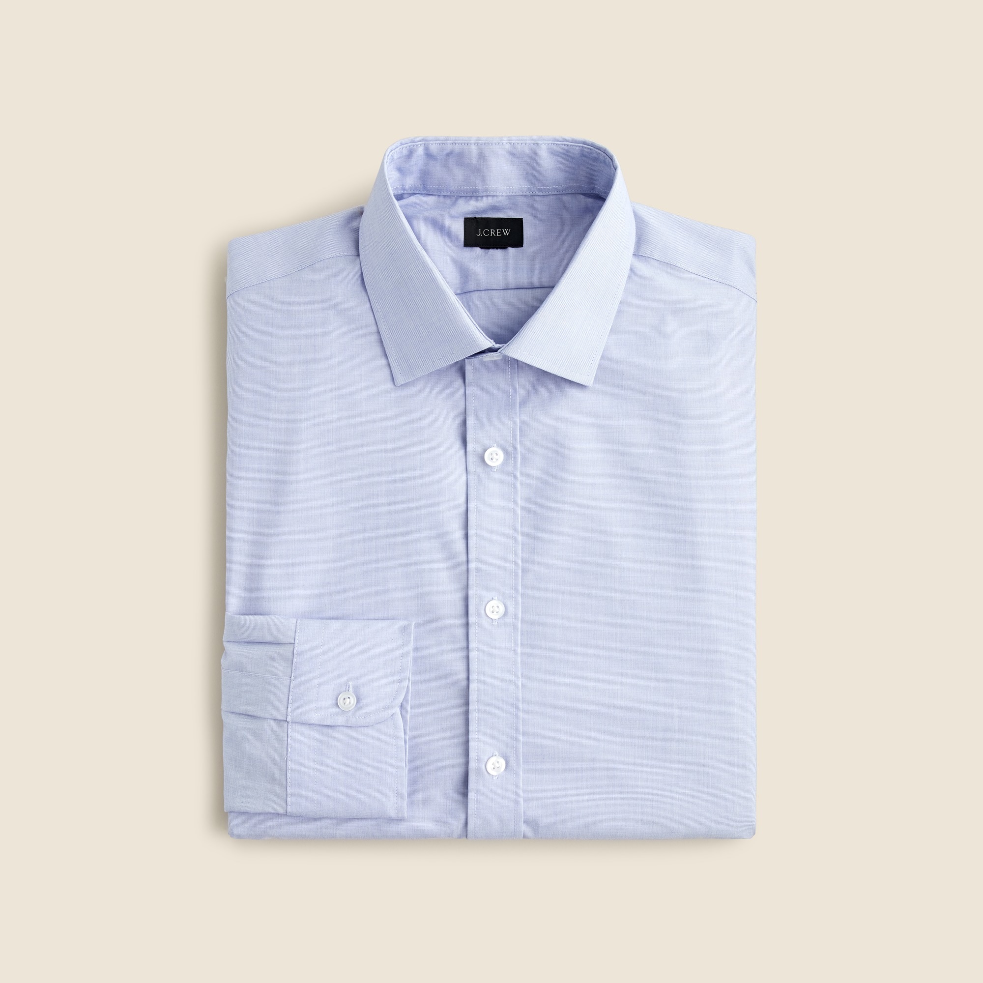 Bowery wrinkle-free dress shirt with spread collar