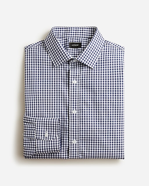 mens Slim Bowery wrinkle-free dress shirt with spread collar