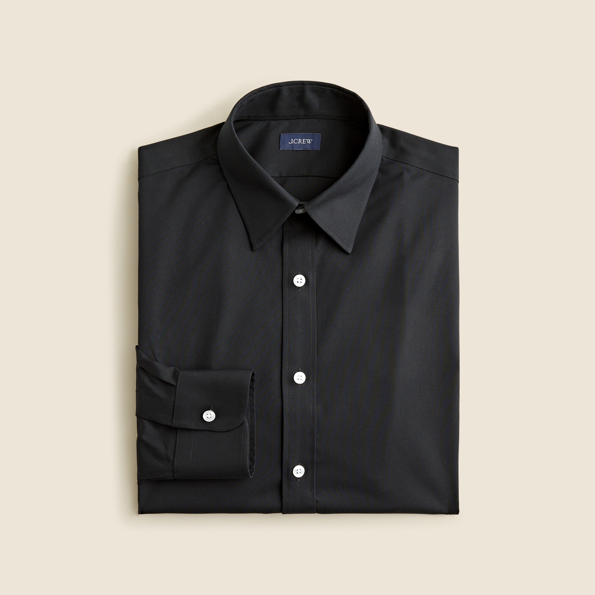  Bowery wrinkle-free dress shirt with point collar