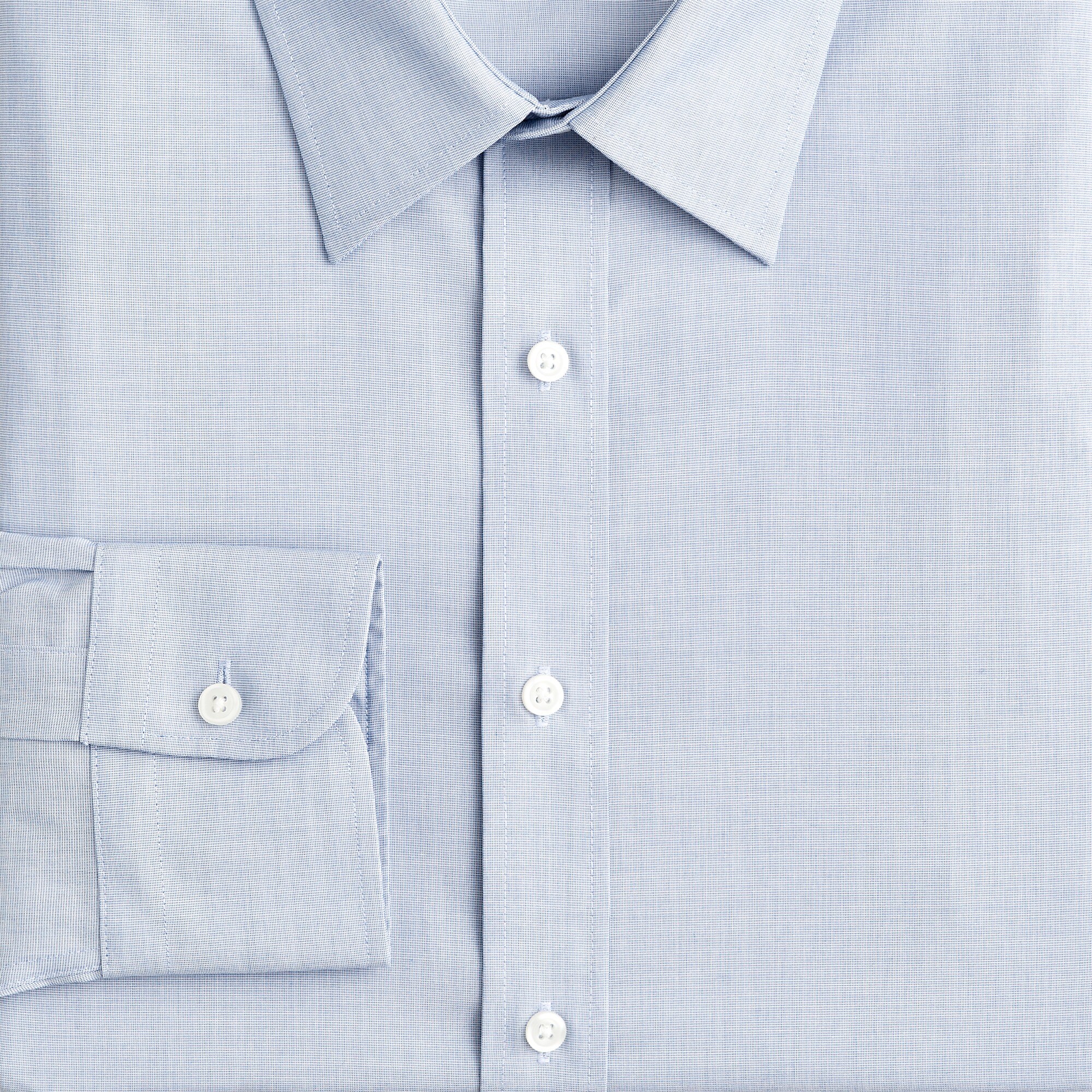 Slim Bowery wrinkle-free dress shirt with point collar