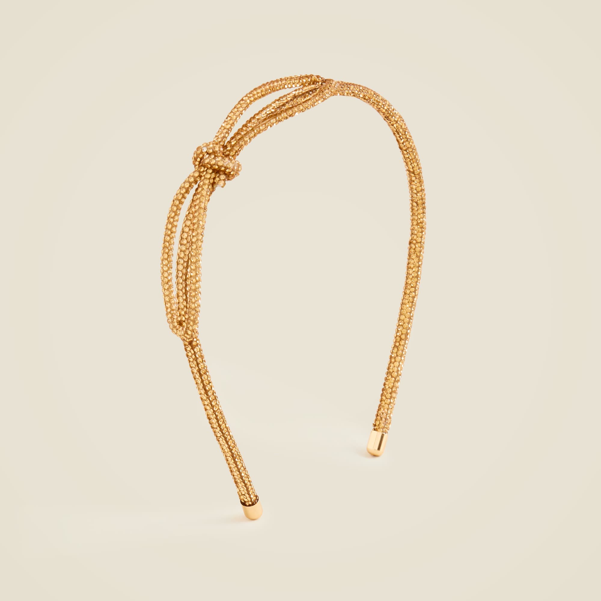J.Crew: Girls' Skinny Crystal Bow Headband For Girls