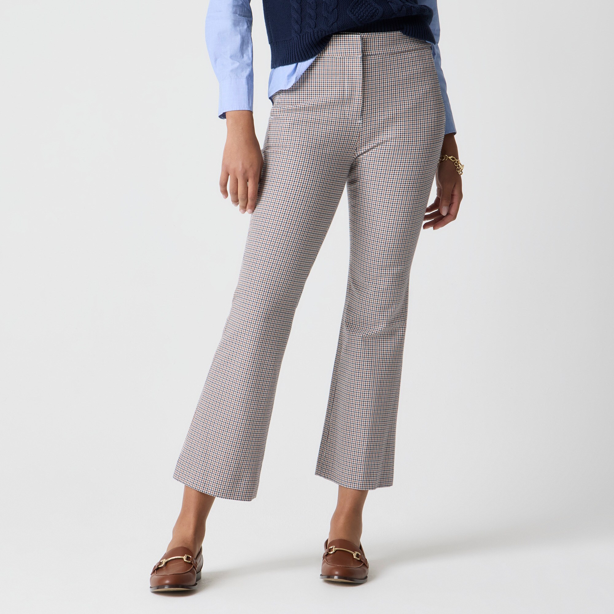 Kelsey kickout flare crop pant