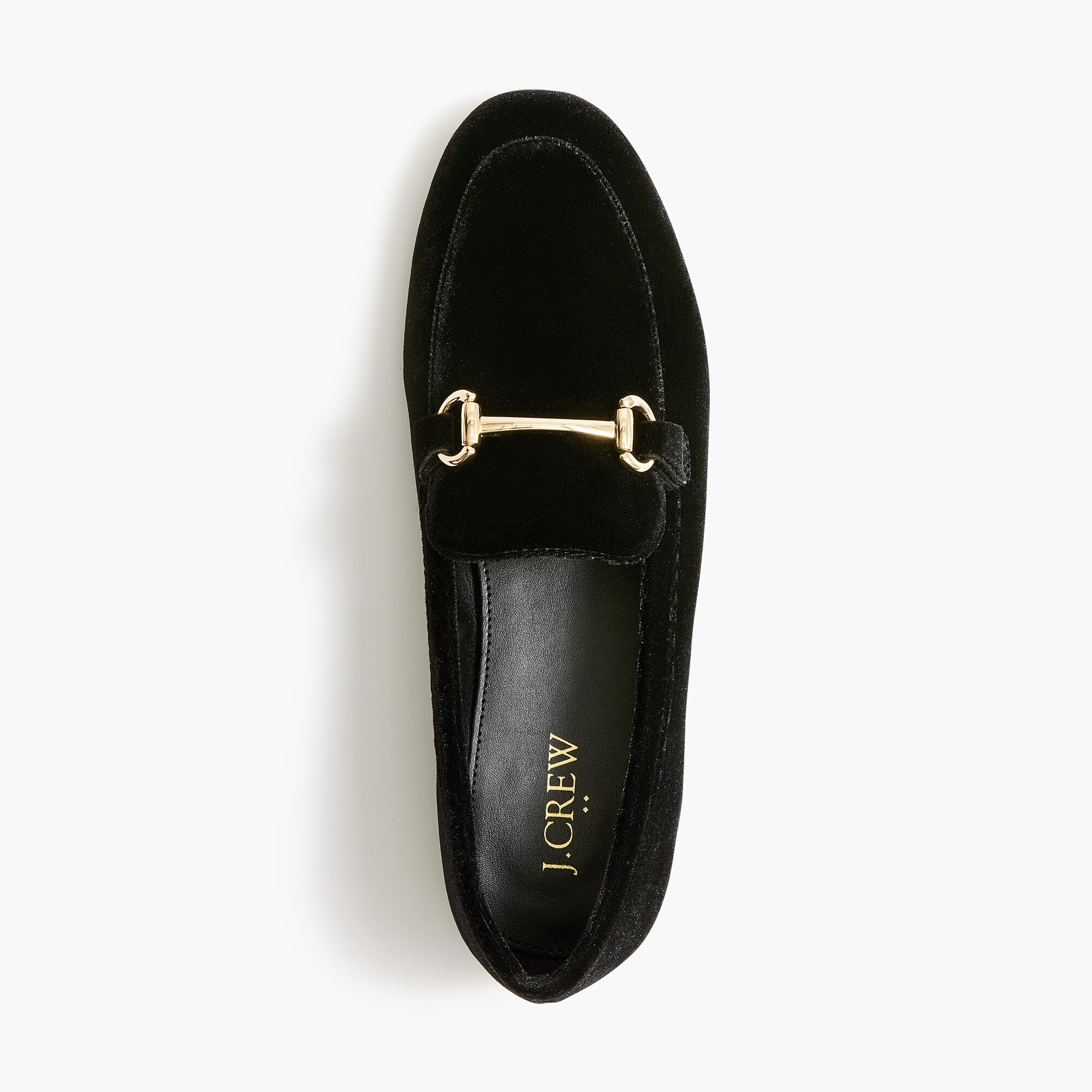Velvet bit loafers