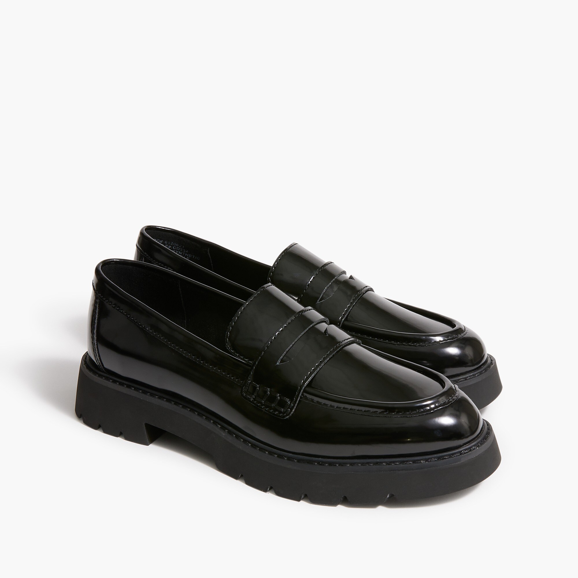 lug-sole penny loafers for women