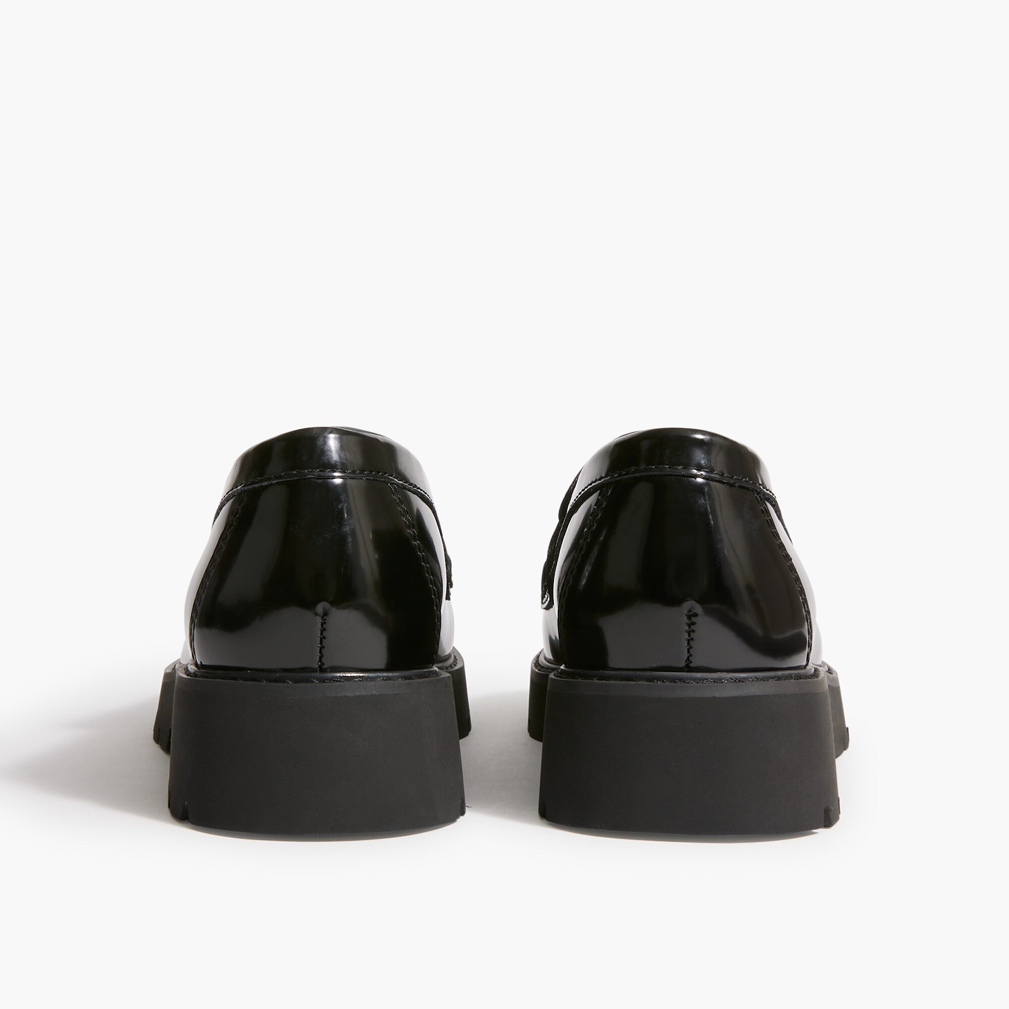 Lug-sole penny loafers