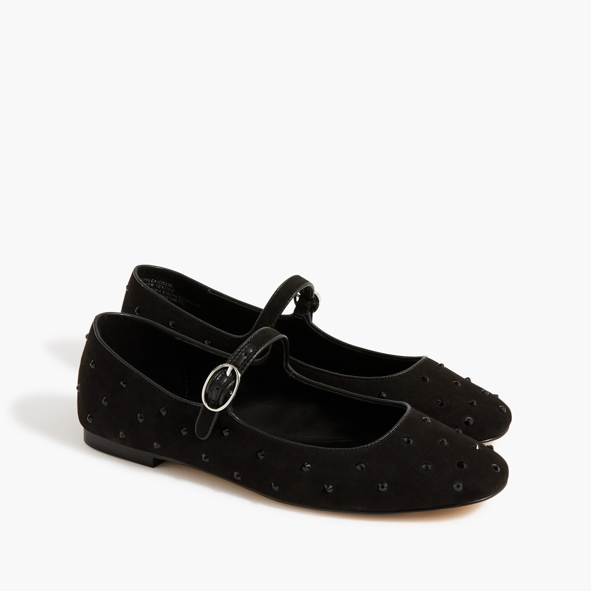 Rhinestone Mary Jane flats