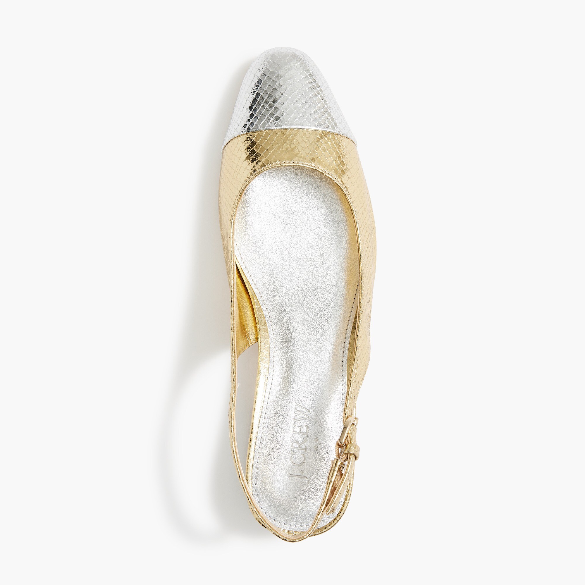 Low-heel slingbacks