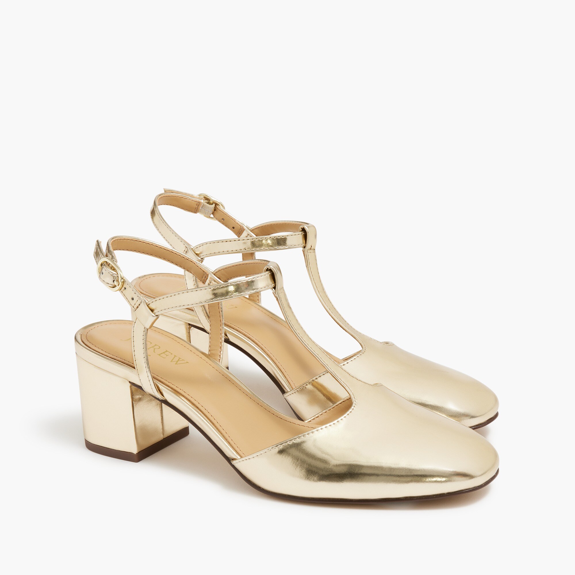 T-strap heels