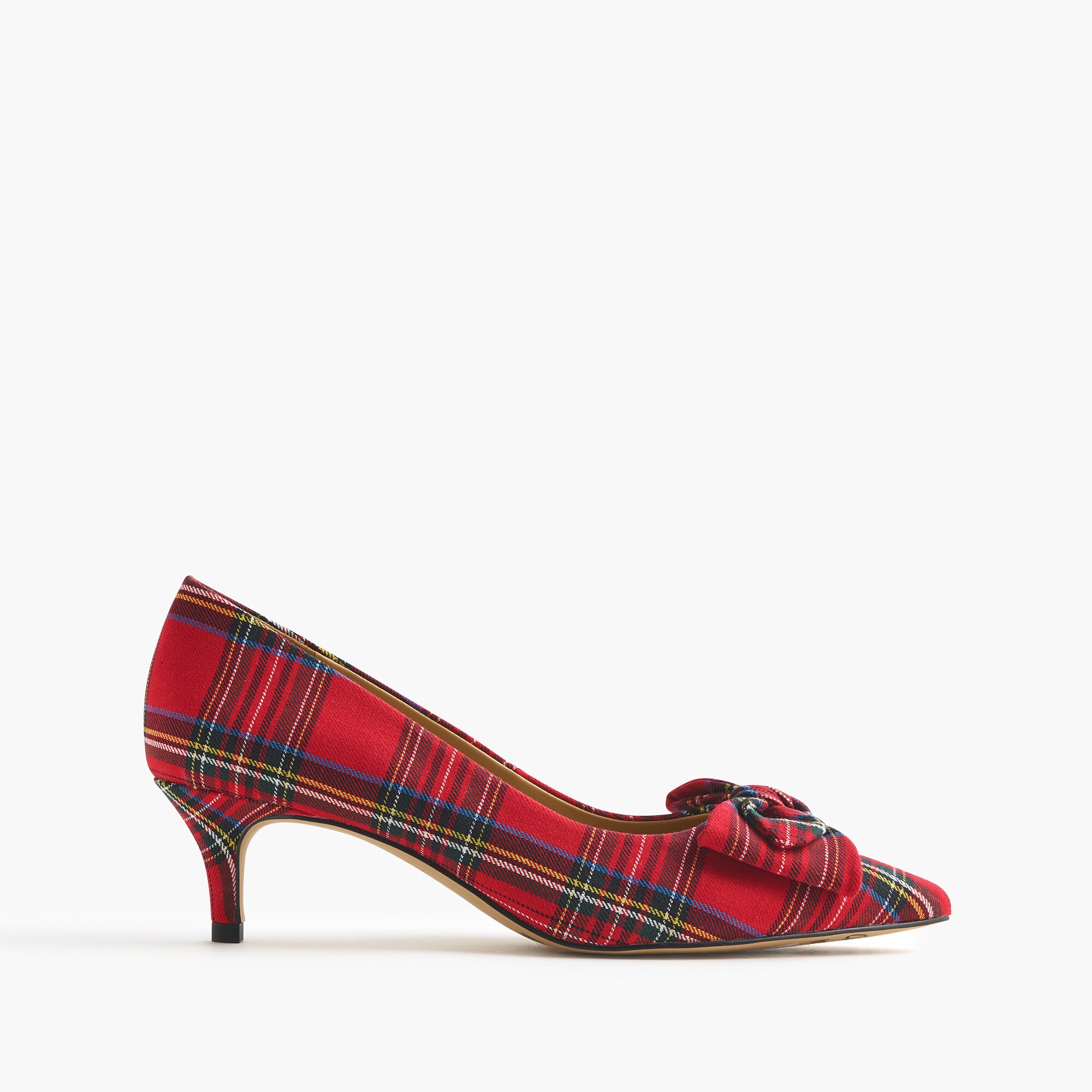 Tartan Esme kitten heels