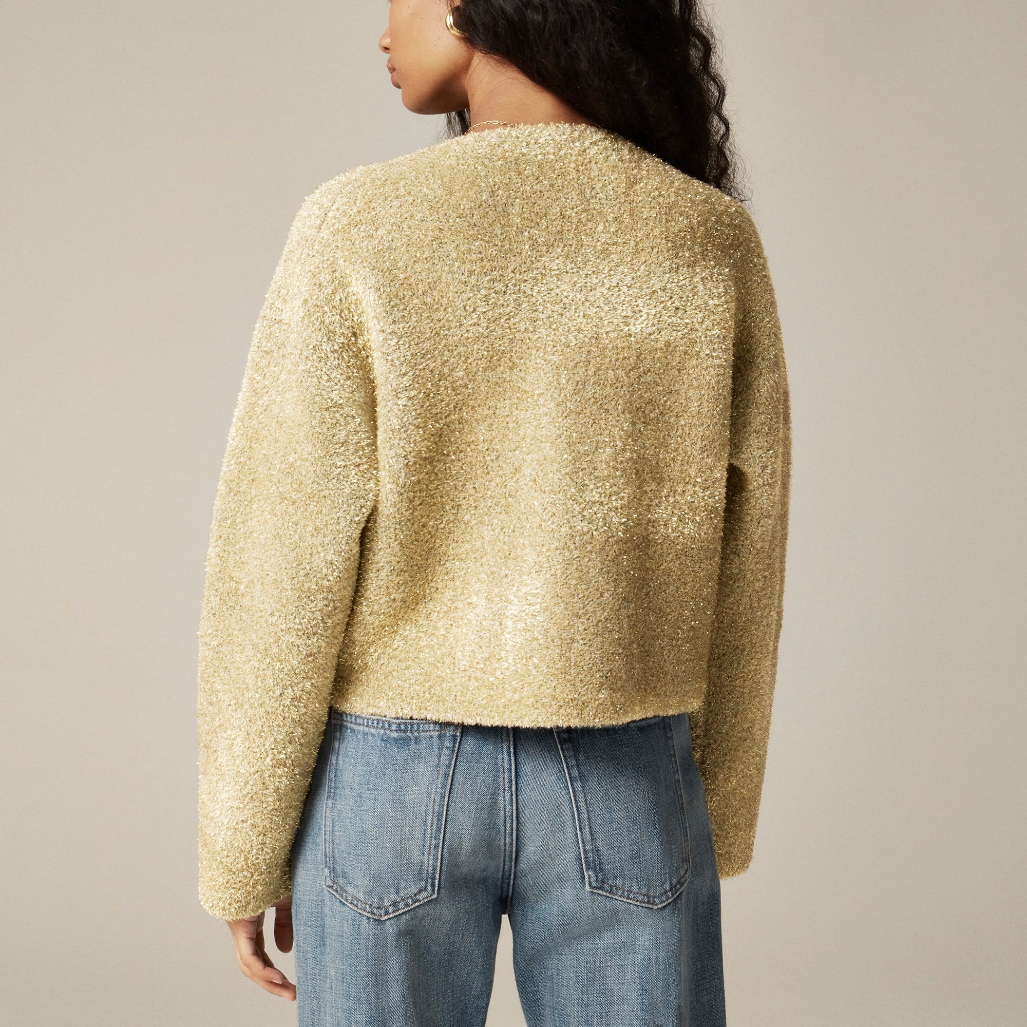 Oversized double-faced metallic jacket - image 4