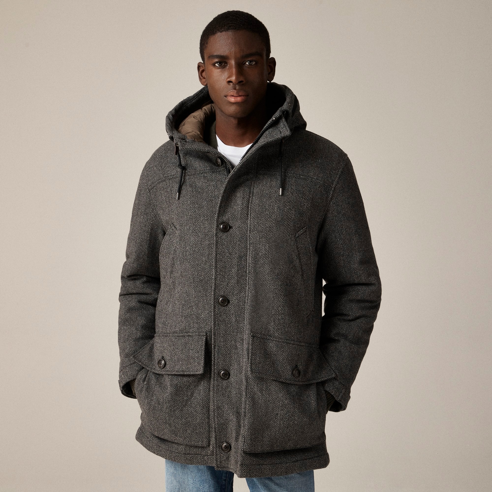 mens Italian wool Storm System&reg; Nordic parka with PrimaLoft&reg;