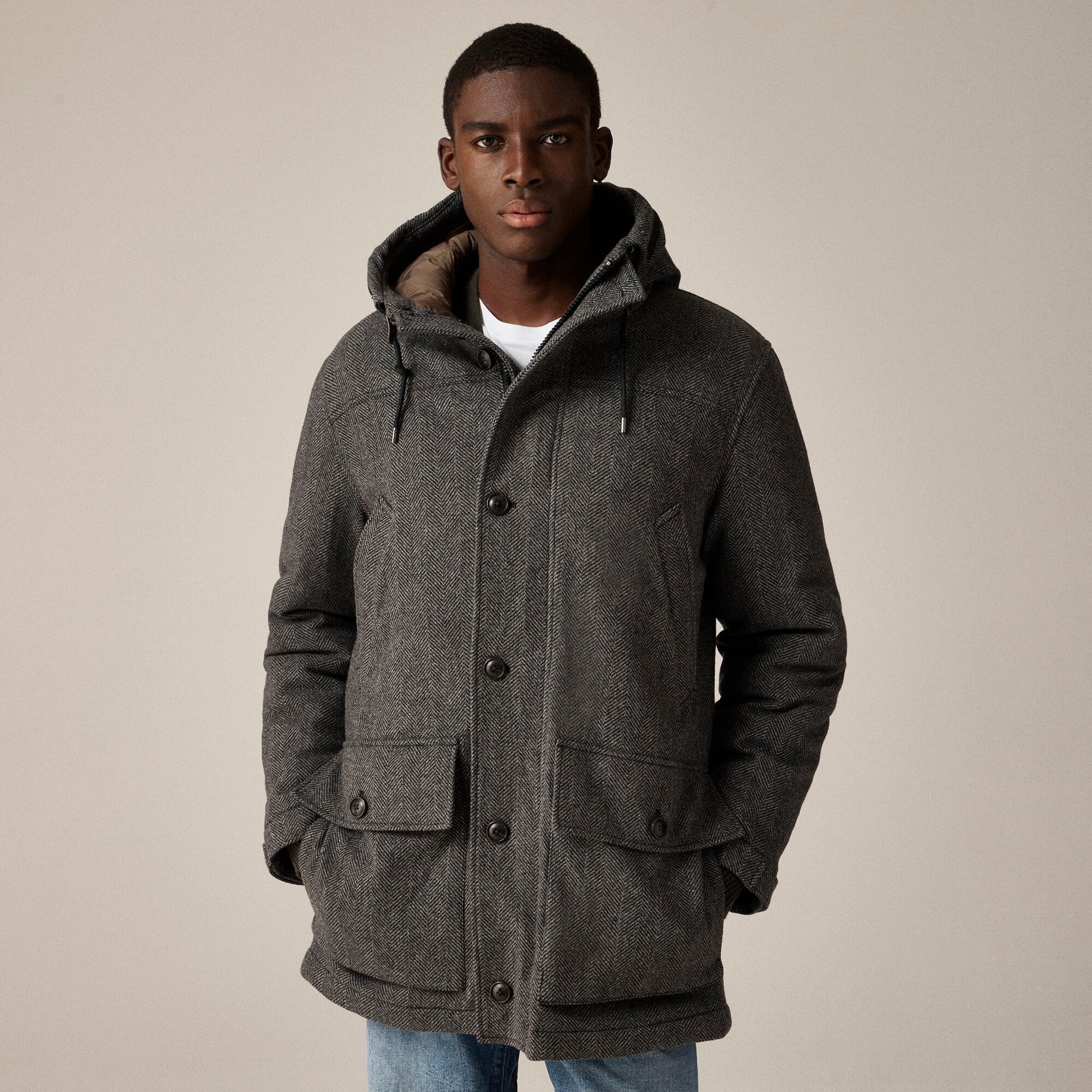 Italian wool Storm System® Nordic parka with PrimaLoft®