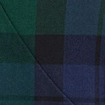 Black Watch sleeveless V-neck shift dress BLUE GREEN factory: black watch sleeveless v-neck shift dress for women