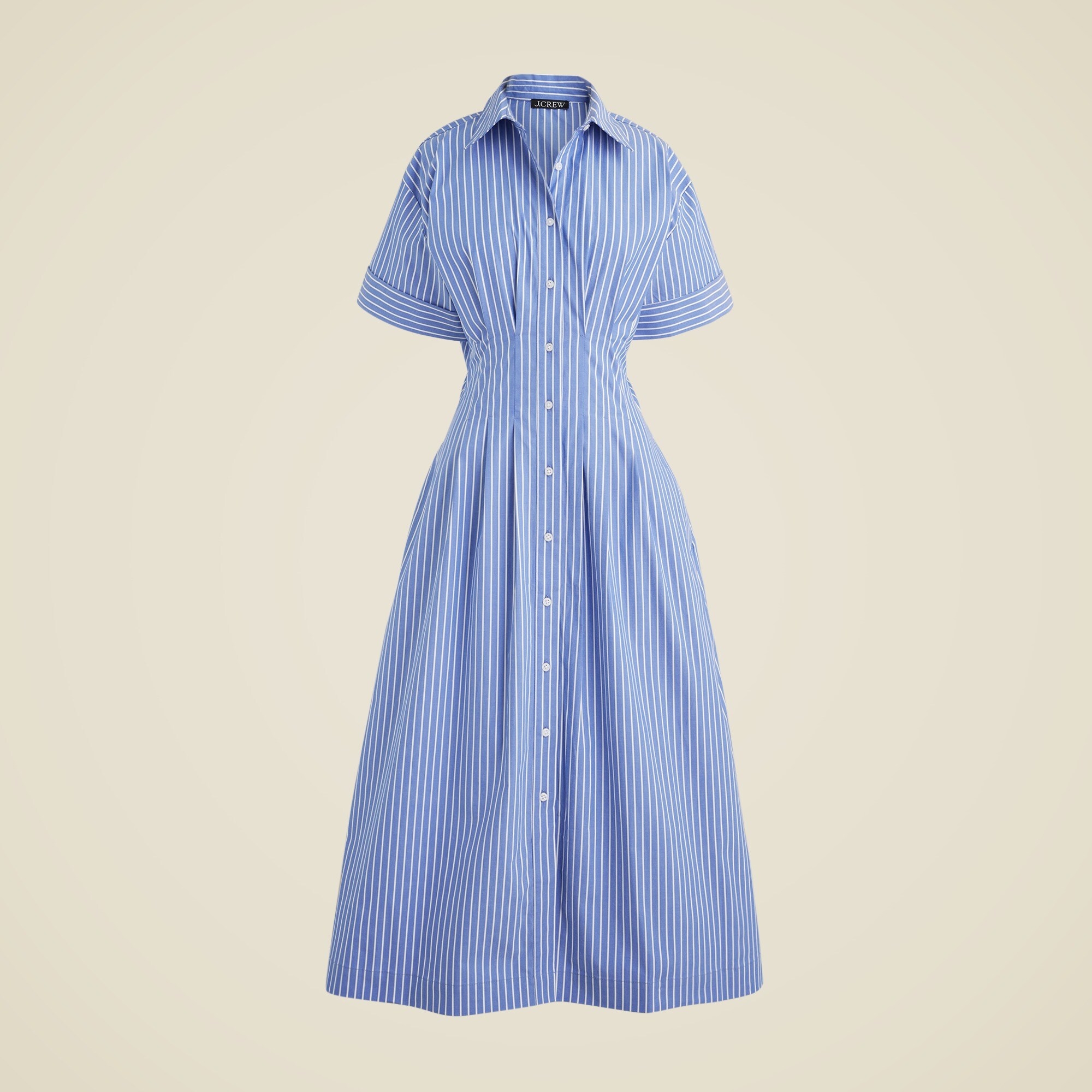 Wren Shirt-dress In Stretch Cotton-blend Poplin For Women | J.Crew