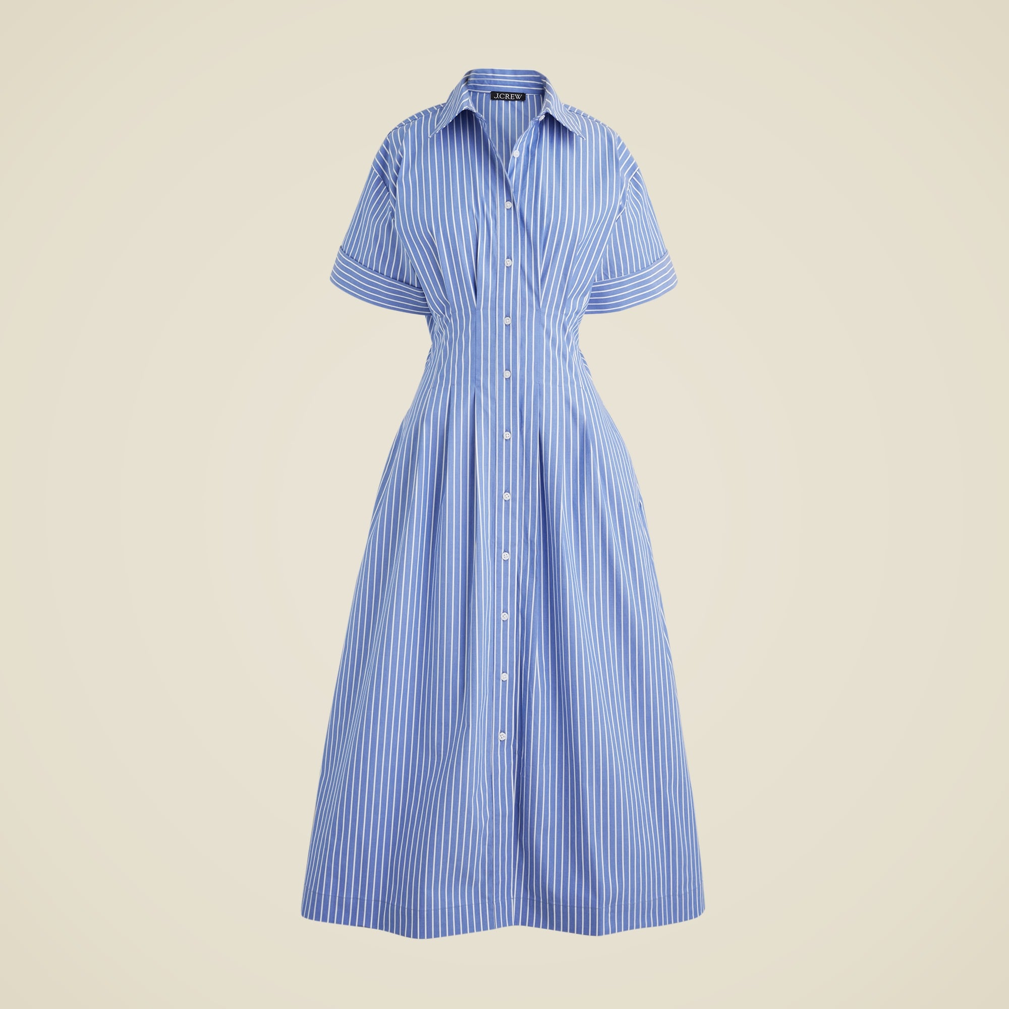 J.Crew Wren Shirtdress In Stretch Cotton Poplin Blend For Women