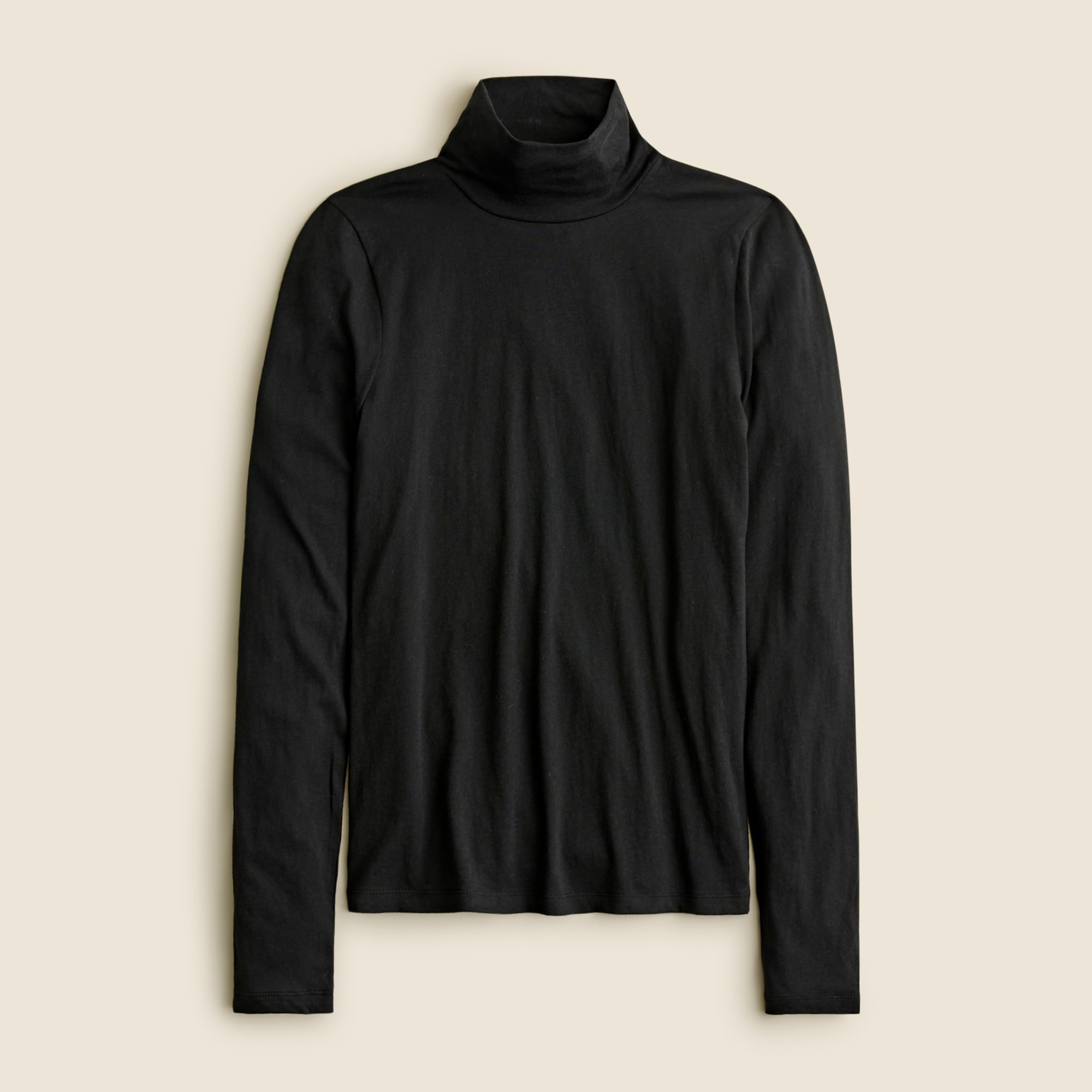 Tissue crepe turtleneck
