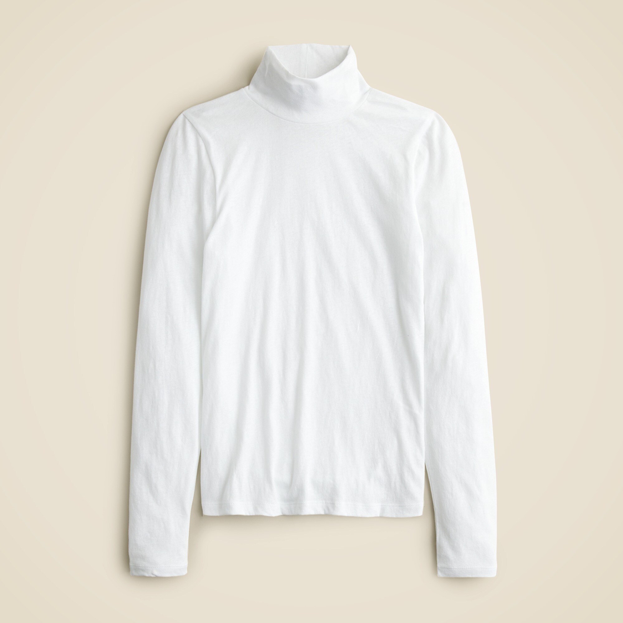 Tissue crepe turtleneck