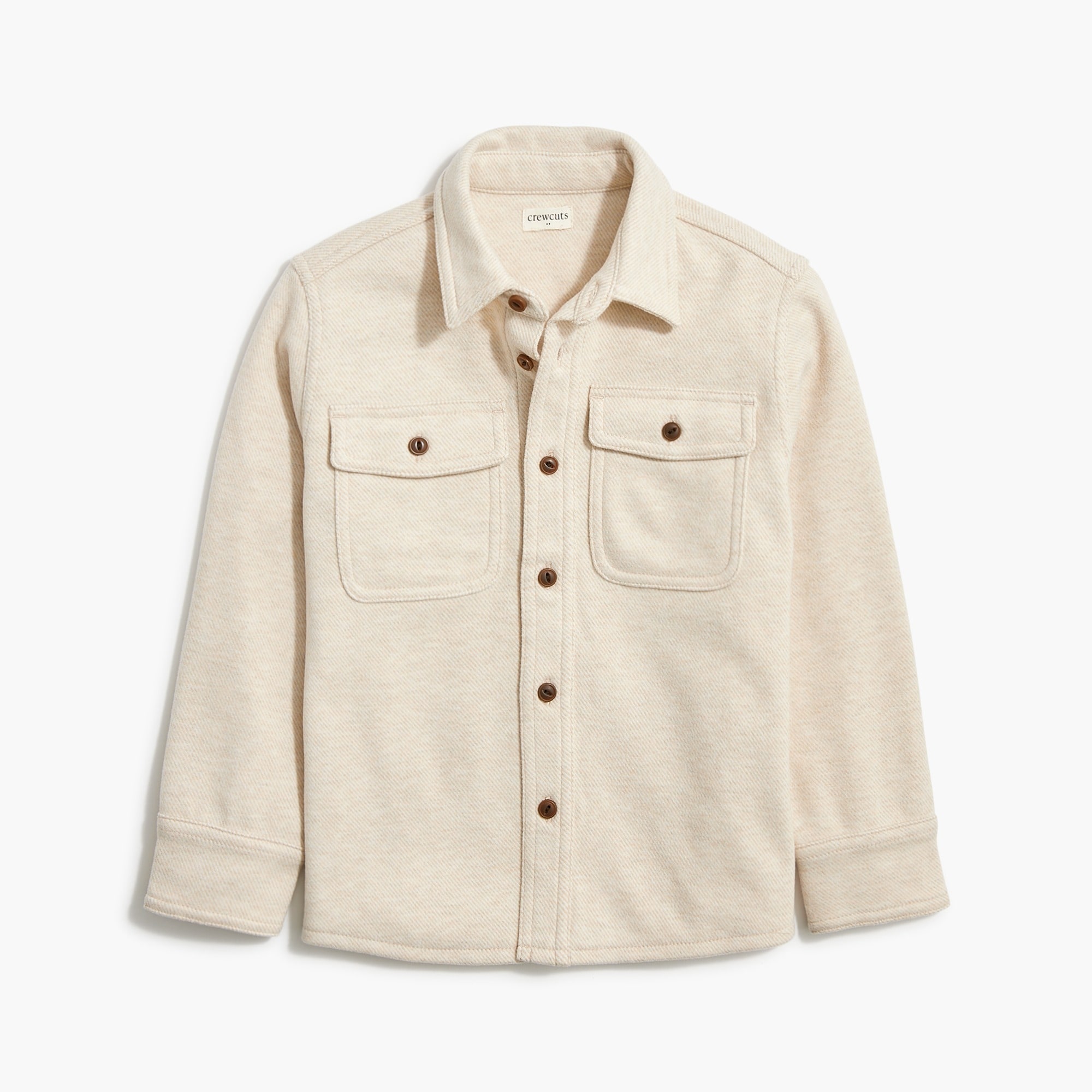 Boys' long-sleeve cotton jersey pocket tee