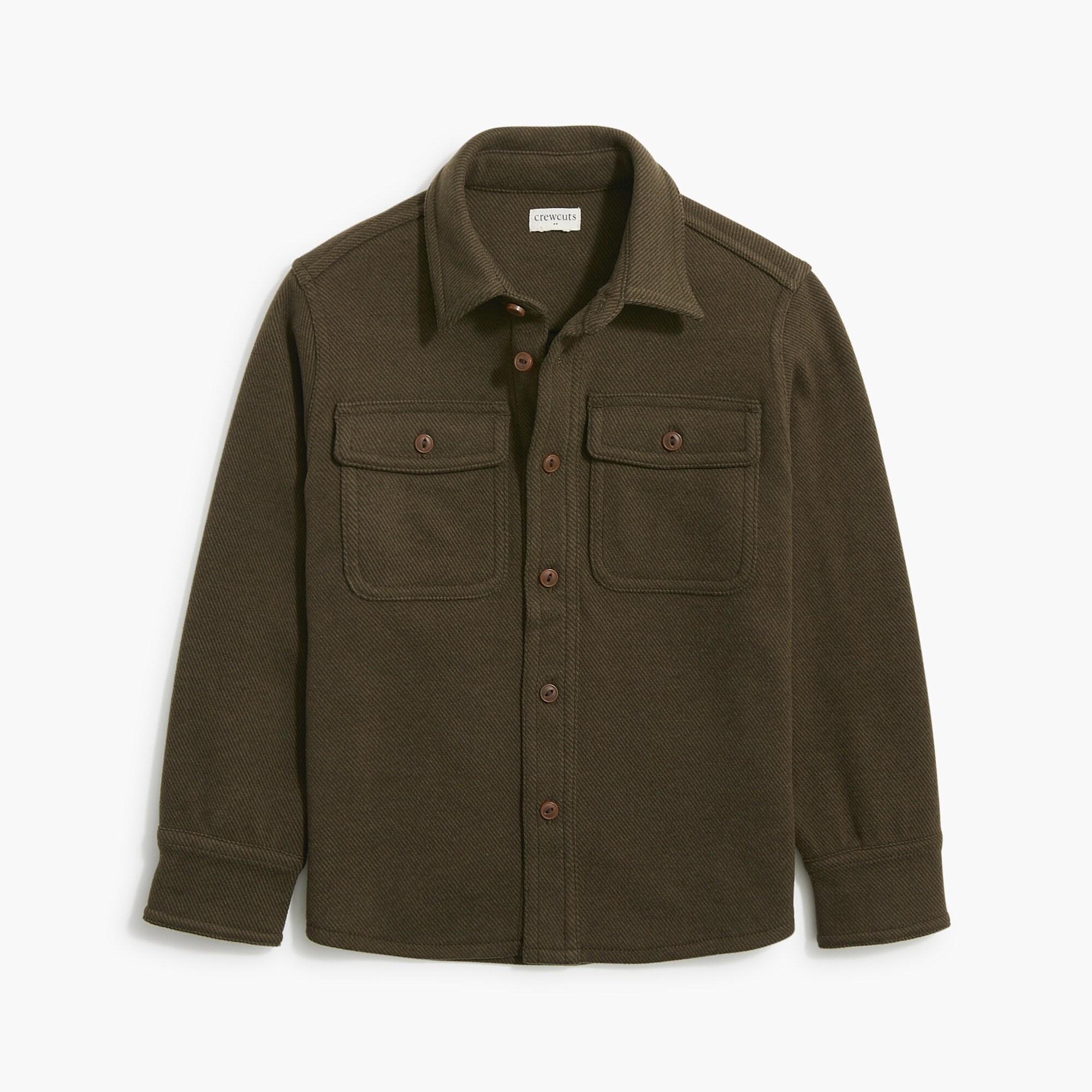  Boys' twill shirt-jacket