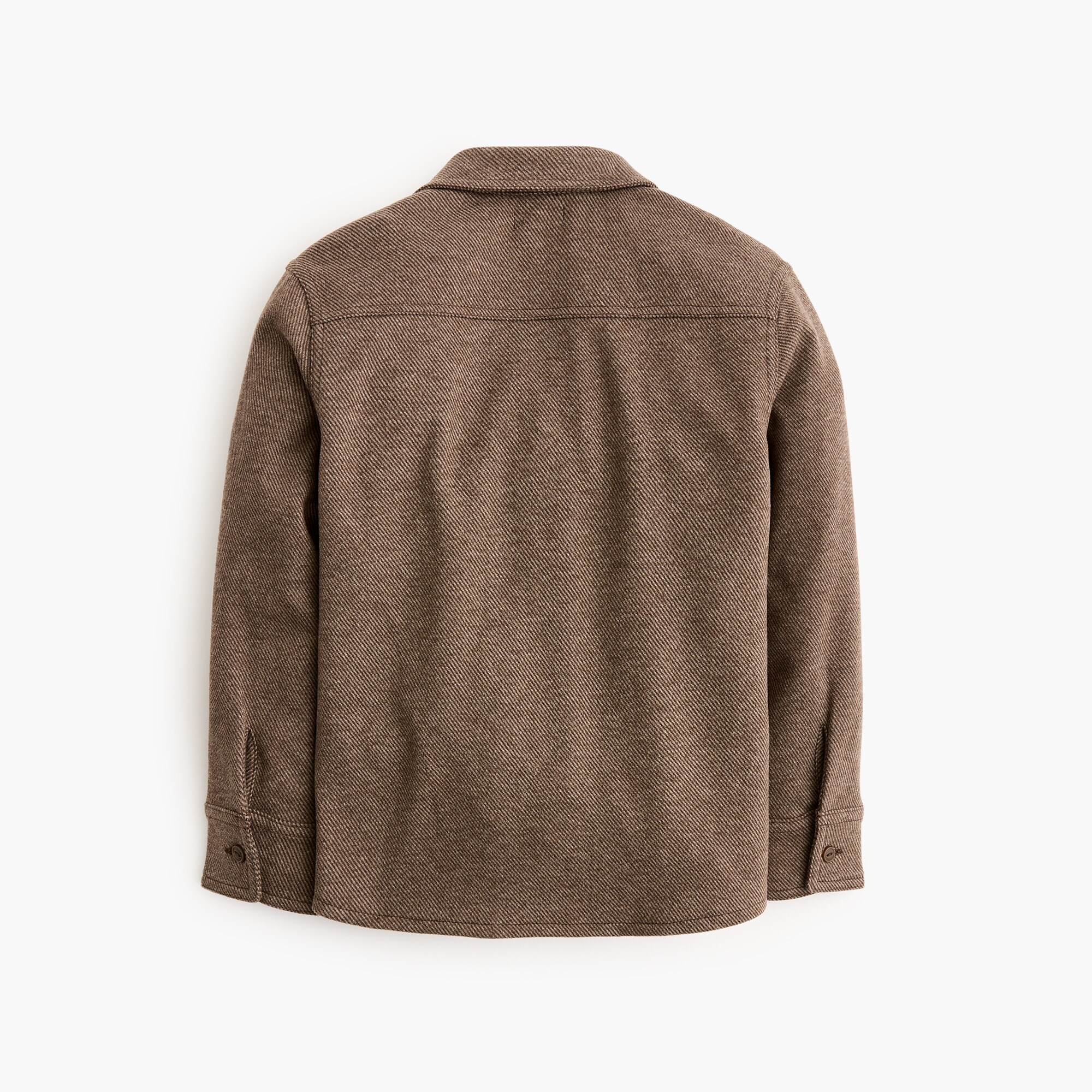 Boys' twill shirt-jacket
